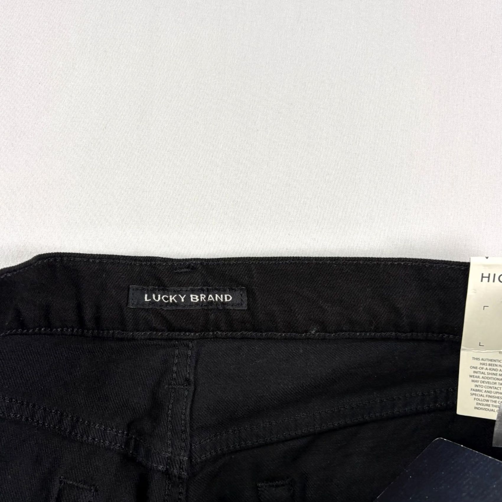 Lucky Brand Lucky Brand Jeans Womens 8/29 Black Mid Rise Straight Ankle Fringed Hem NEW READ Size 30" / US 8 / IT 44 - 4 Thumbnail