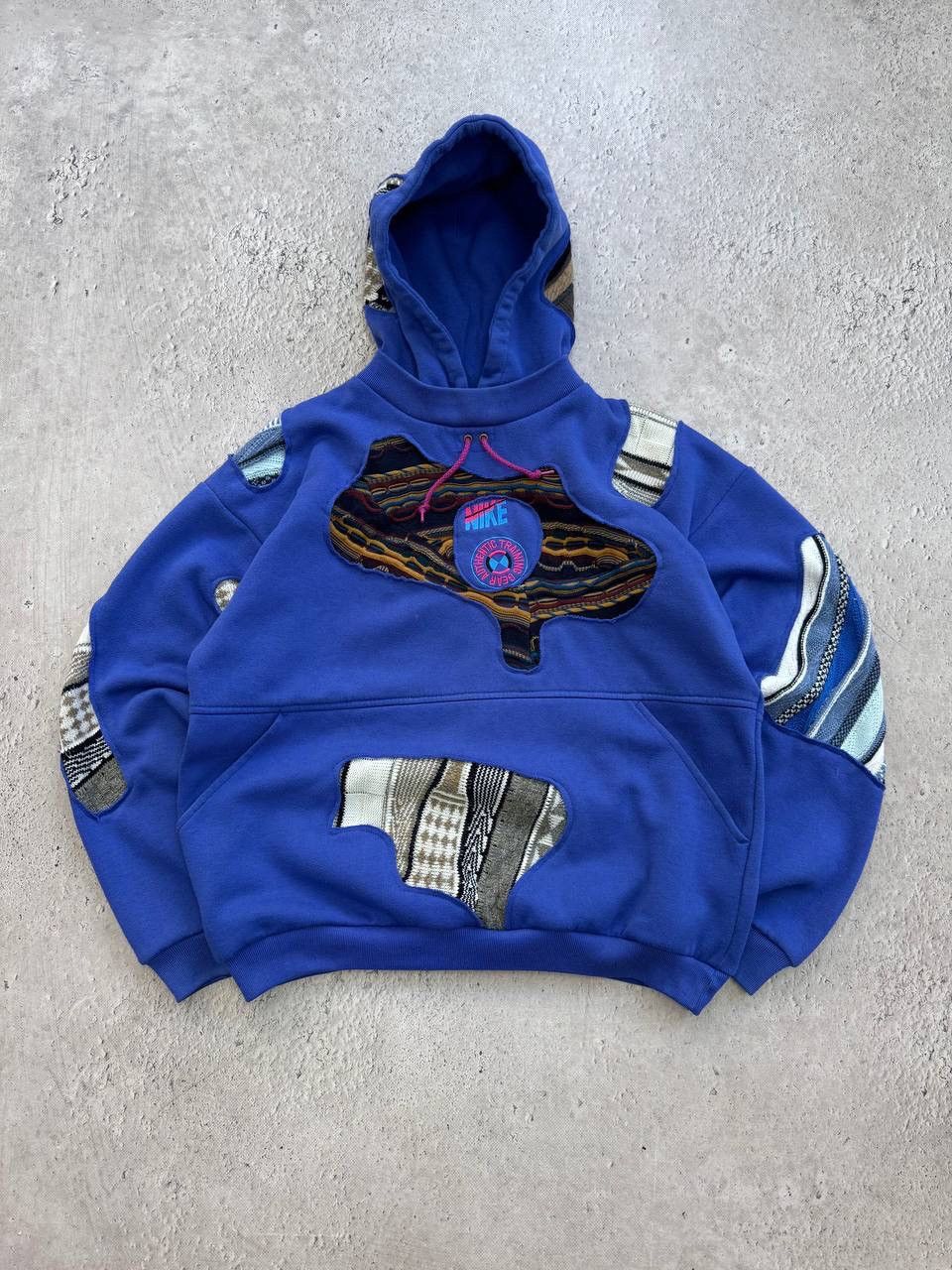Nike × Vintage VINTAGE Reworked Nike skeleton hoodie y2k BY Size US M / EU 48-50 / 2 - 1 Thumbnail