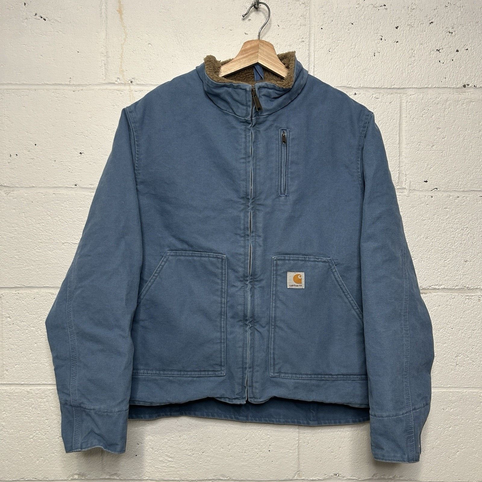 Carhartt Sherpa-Lined Canyon Jacket “French Blue” WJ022 FHB