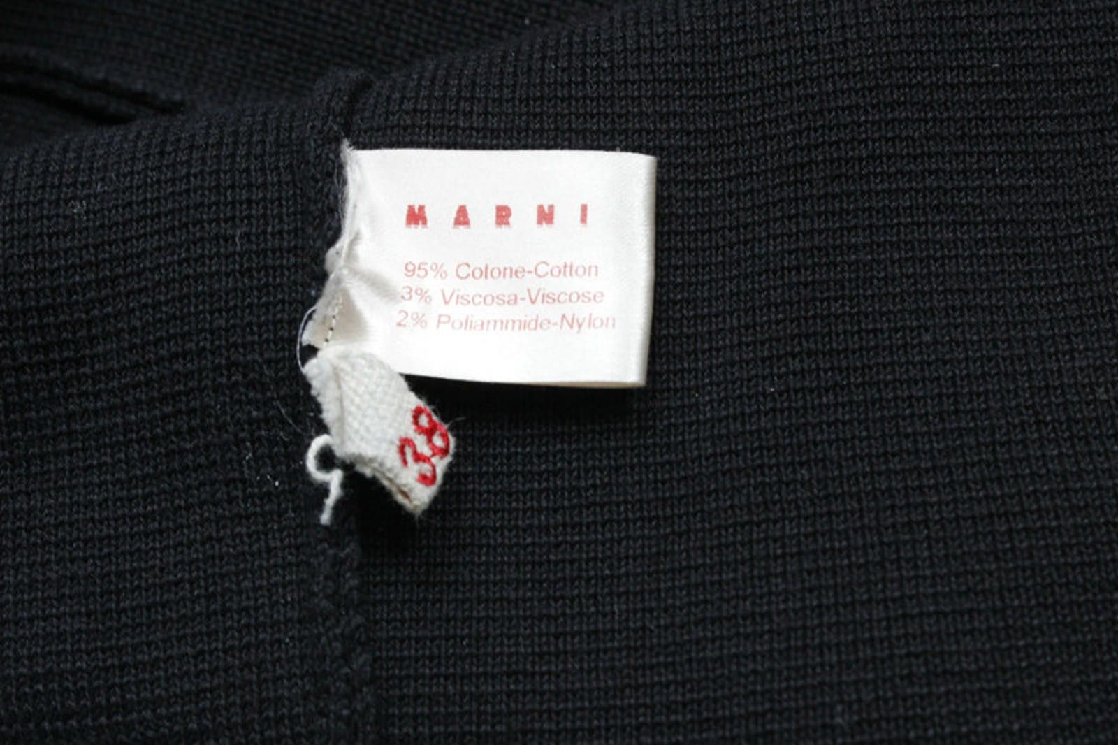 Marni Marni Black Mid Knit Tunic Dress Top 38 uk 6 Size XS / US 0-2 / IT 36-38 - 5 Thumbnail