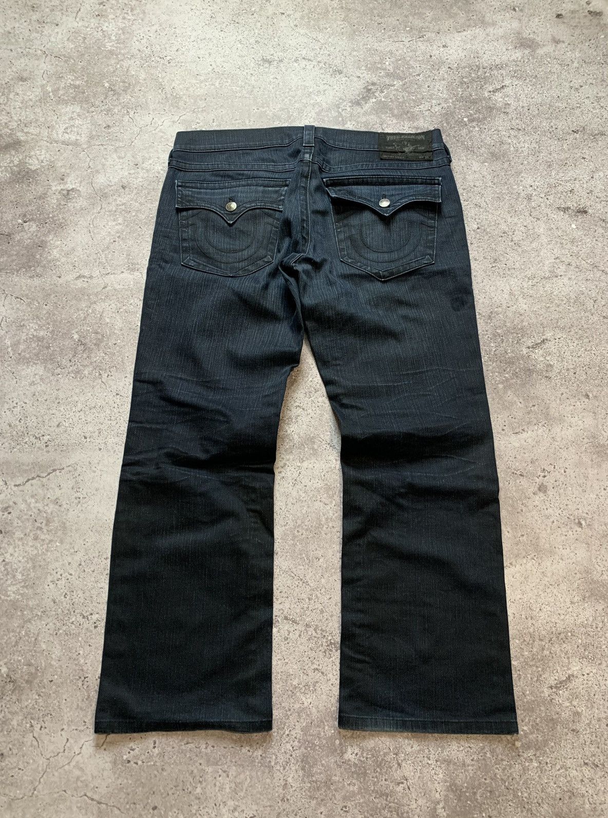 TRUE RELIGION JEANS BIG T BLACK NAVY