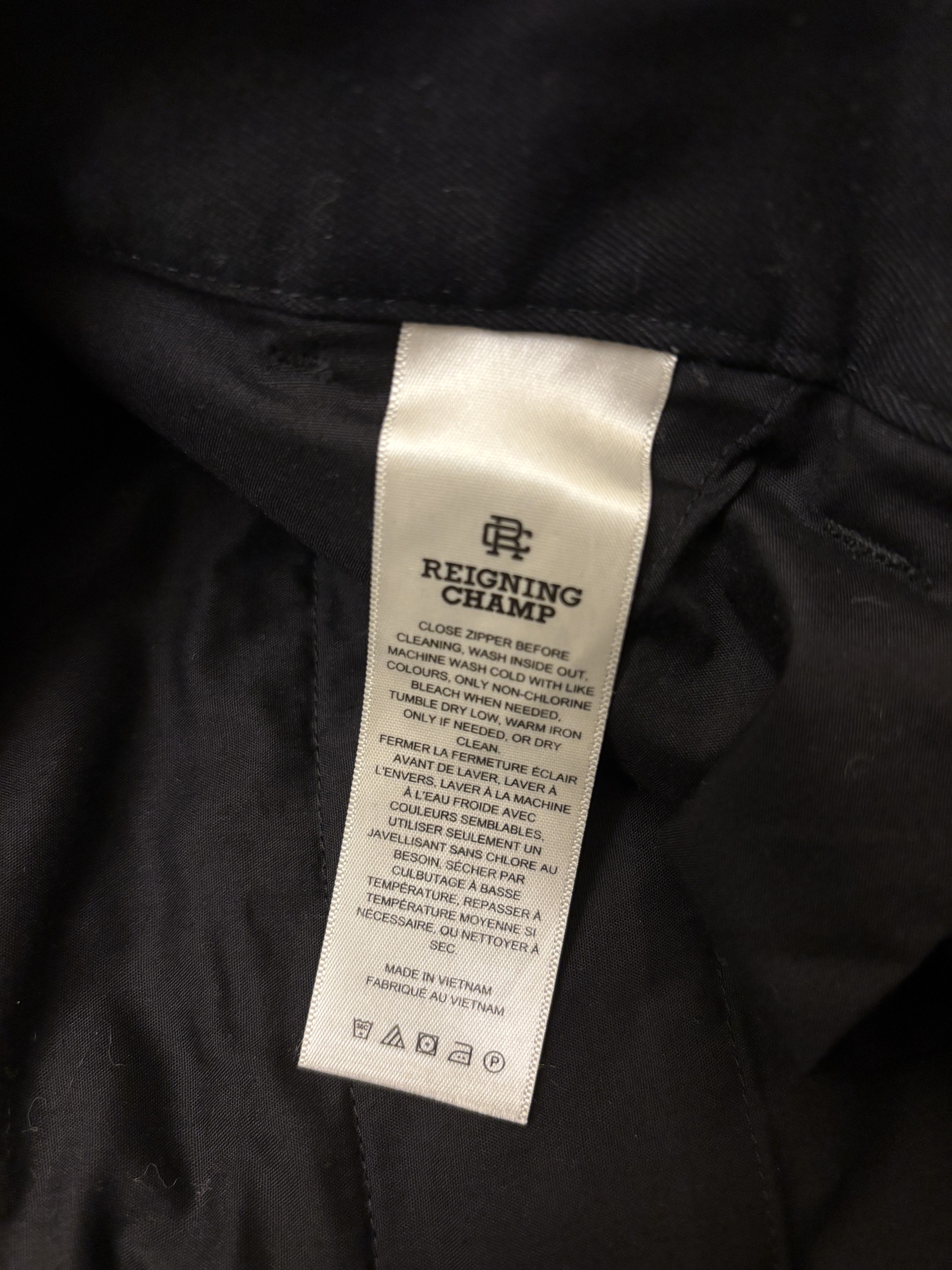 Reigning Champ Cotton Chino Sophmore Trousers Pant Black Size US 28 / EU 44 - 6 Thumbnail