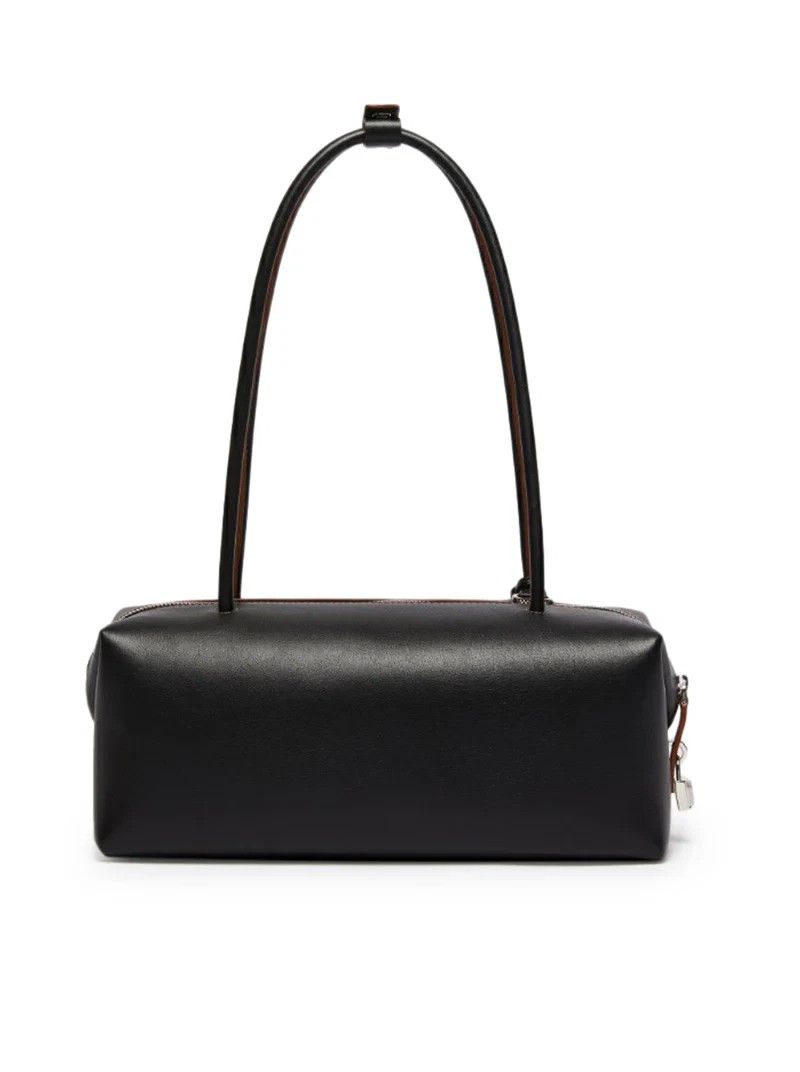 Max Mara MAX MARA Black Leather Top Handle Bag New And Authentic Size ONE SIZE - 3 Thumbnail