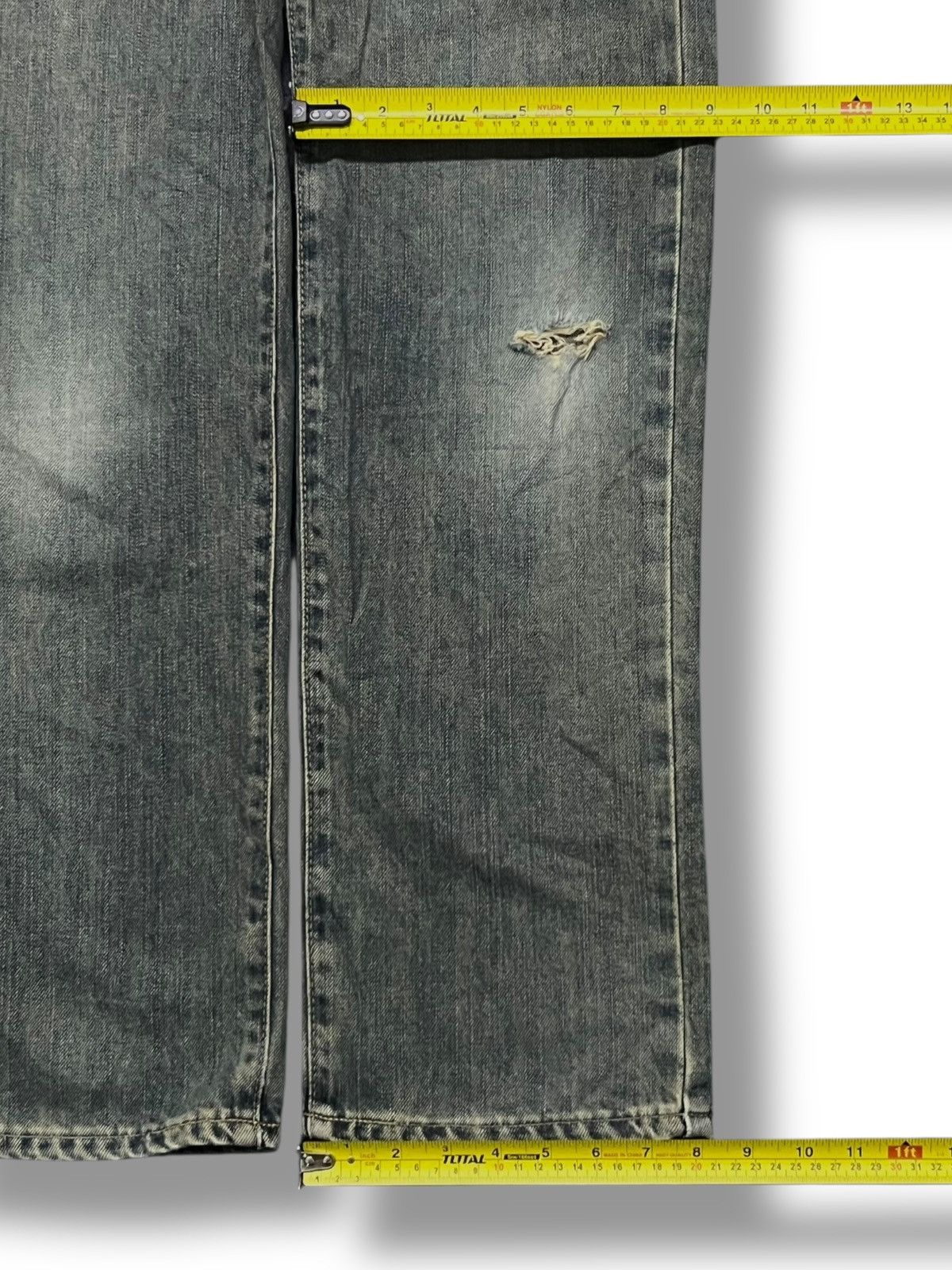 Edwin Vintage Edwin 403 Japan - Faded Wash, Distressed Denim Size US 33 - 17 Thumbnail