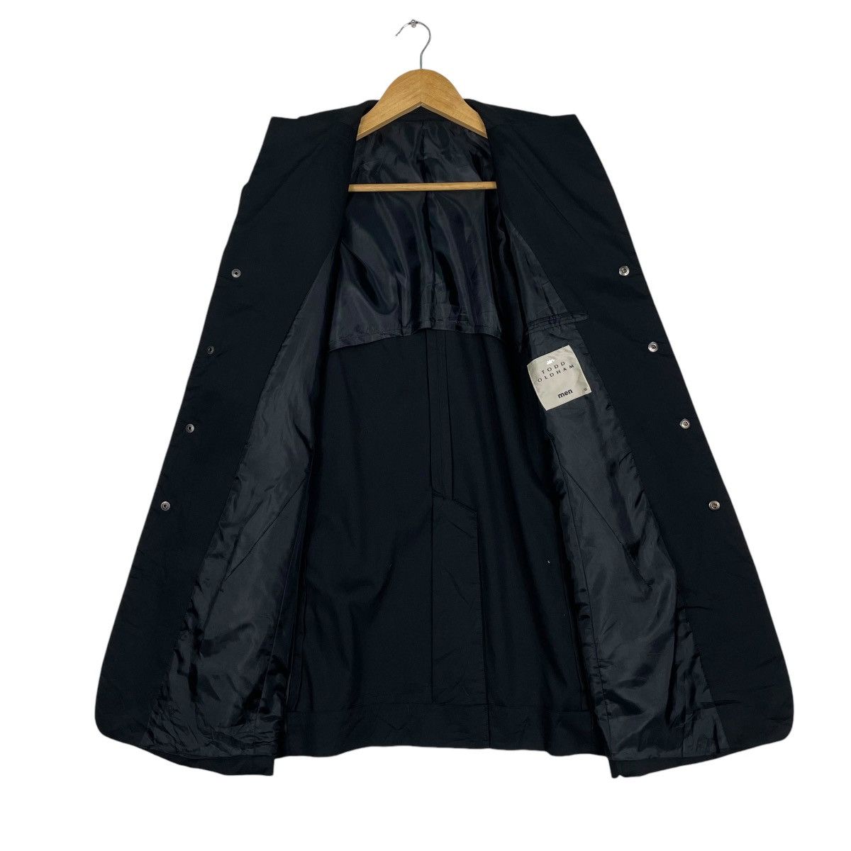 Designer × Japanese Brand 💥TODD OLDHAM LINEN BLACK JACKET Size US M / EU 48-50 / 2 - 11 Thumbnail
