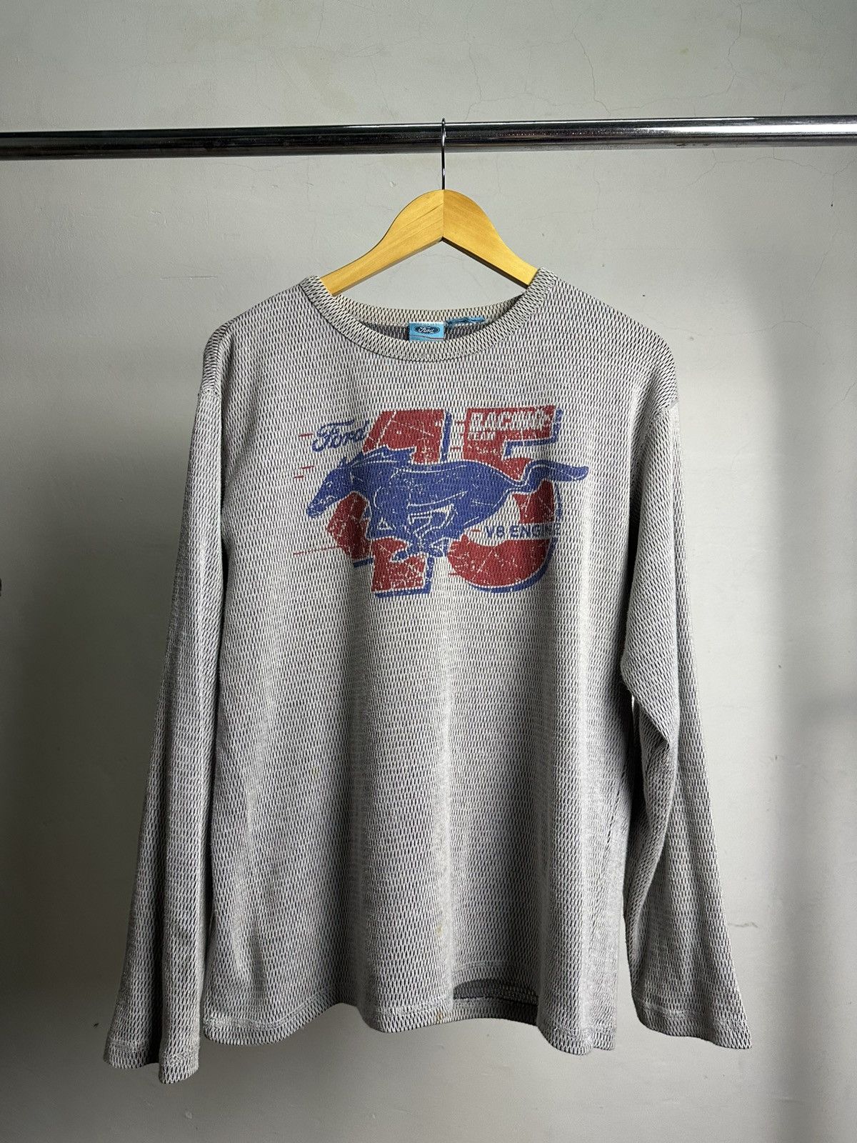 Vintage Ford Racing Y2k Thermal longsleeve Shirt