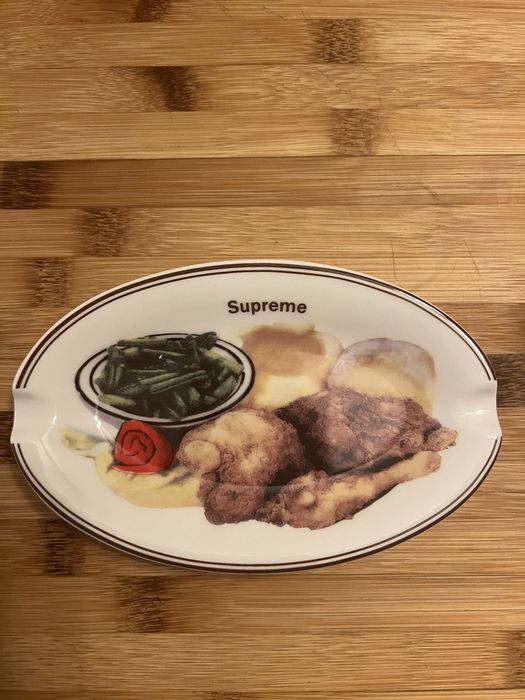 Supreme Supreme Chicken Dinner Plate Ashtray White | Grailed