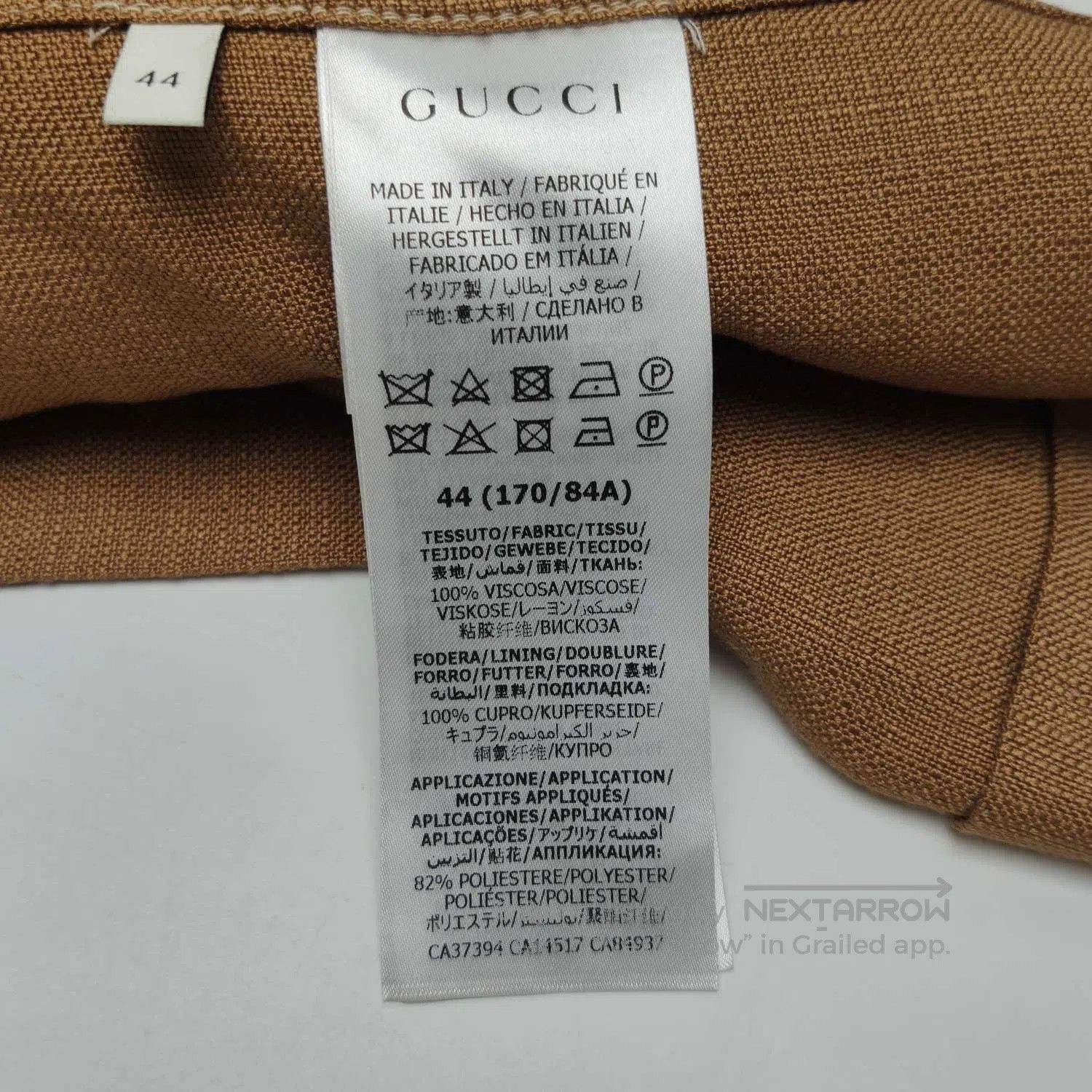 Gucci Gucci S Size Brown Cotton Jacket. Size US S / EU 44-46 / 1 - 7 Thumbnail