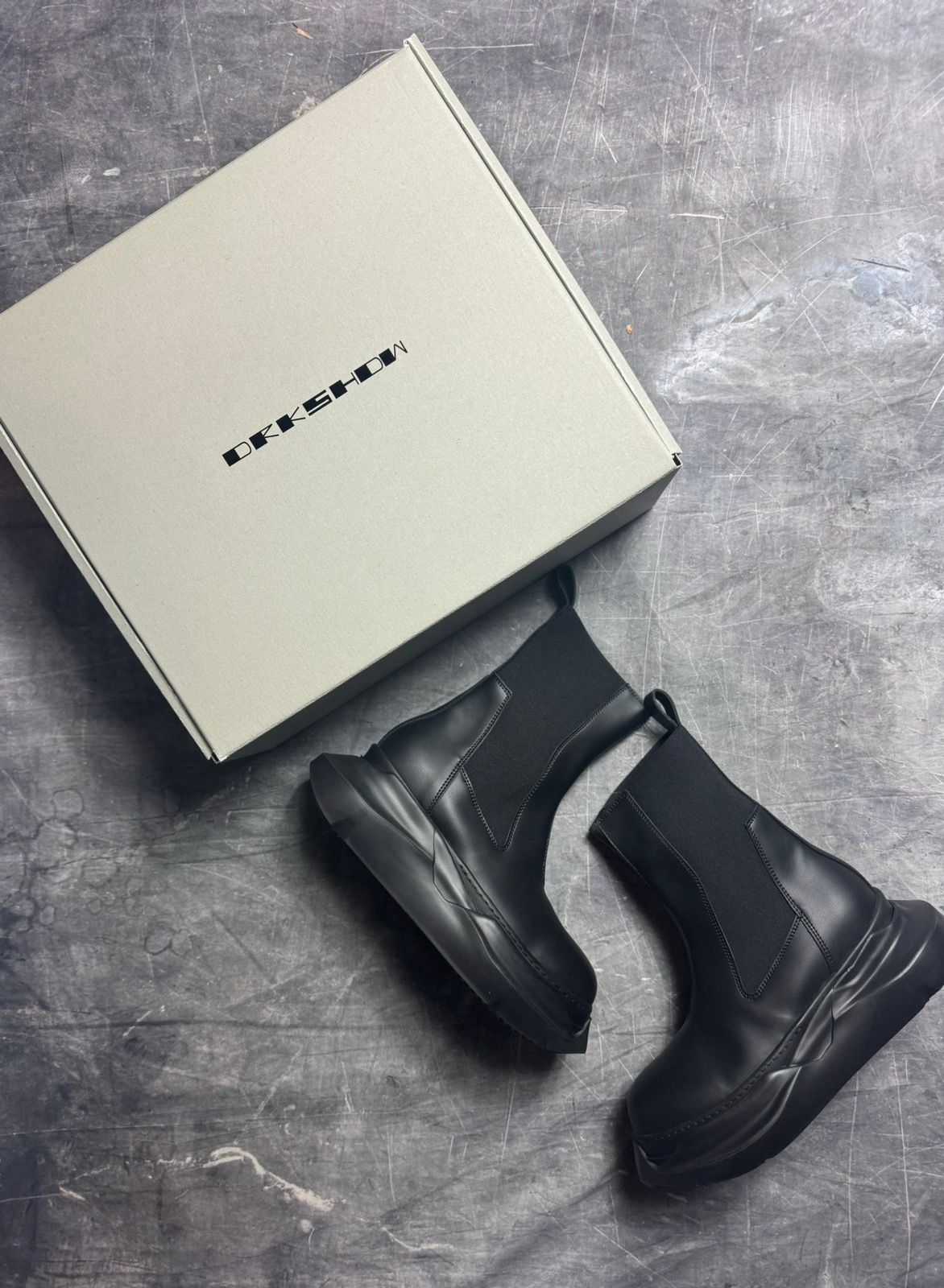 Rick Owens Rick Owens Drkshdw Beatle Abstract Boots | Grailed