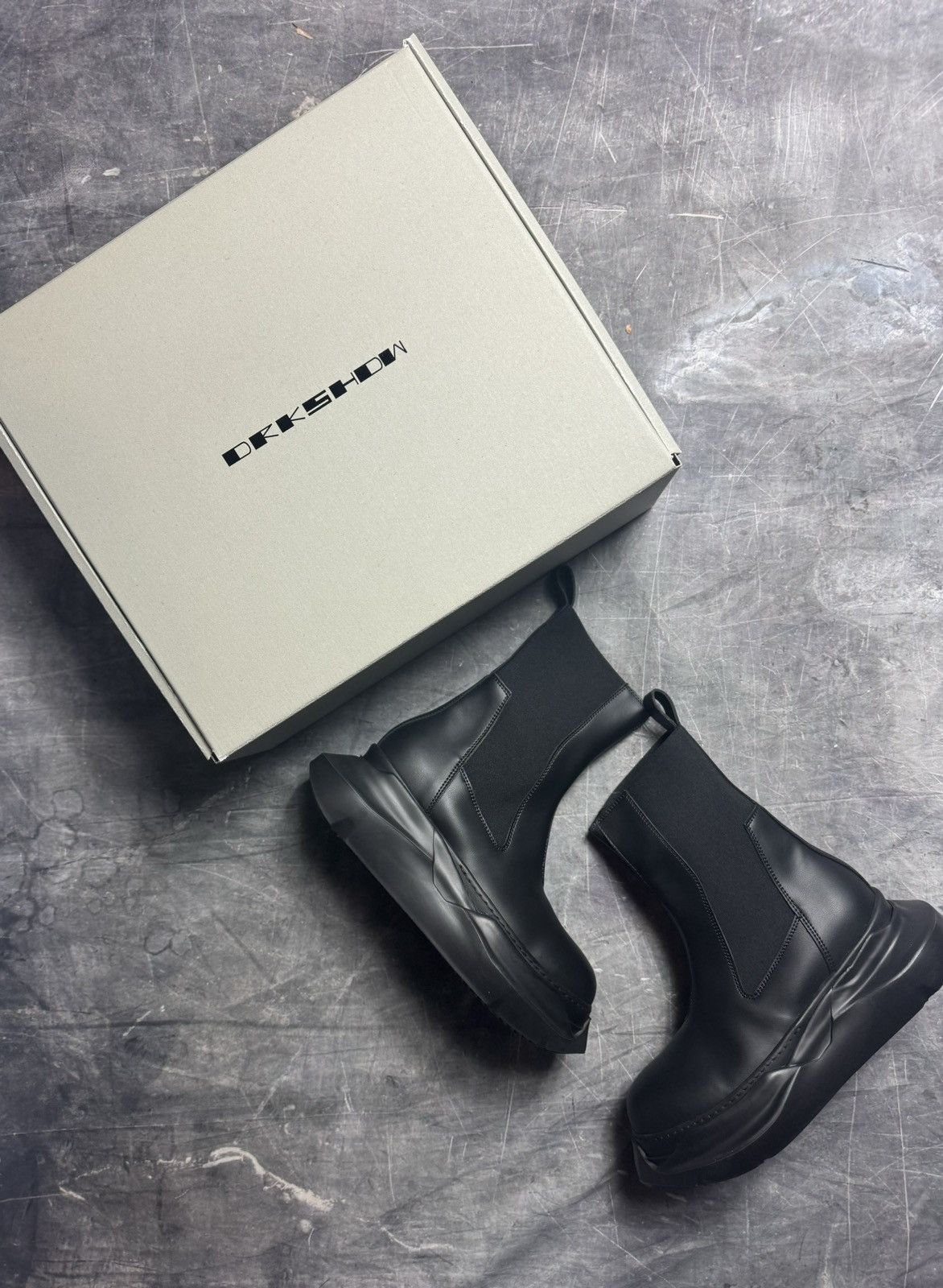 Rick Owens × Rick Owens Drkshdw Rick Owens Drkshdw Beatle Abstract 
