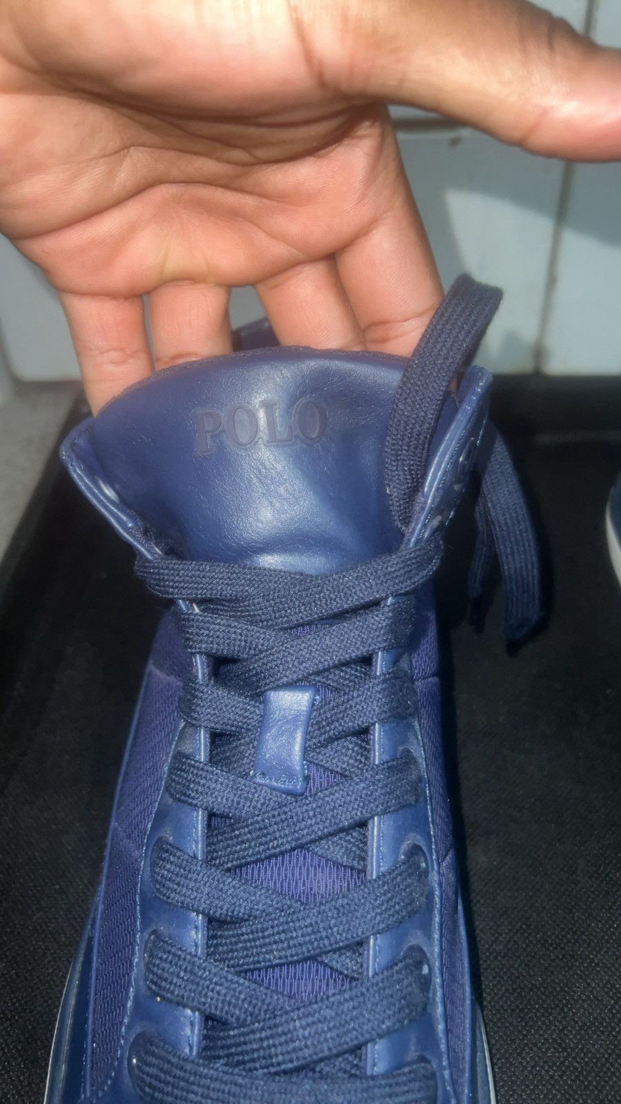 Polo Ralph Lauren Polo Ralph Lauren casual/formal high top sneaker Size US 8 / EU 41 - 2 Thumbnail