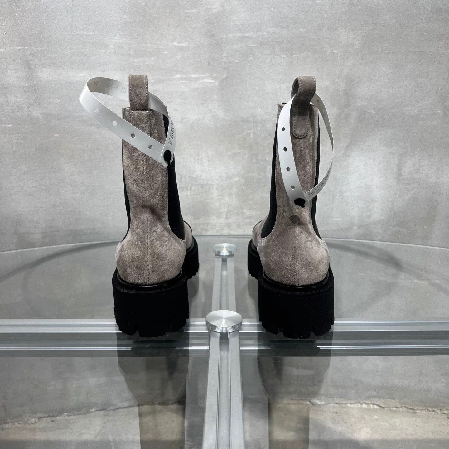 Chanel Chanel suede colorblock platform short boots EUR 37 NIB Size US 6 / IT 36 - 6 Thumbnail