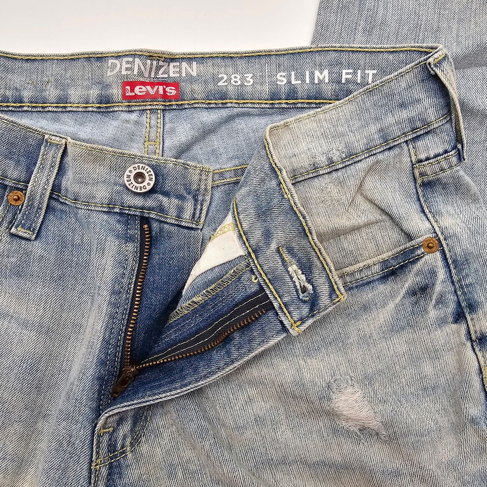 Levi's Levi's 283 Denizen Slim Fit Blue Denim Jeans Pants 32X30 Size US 32 / EU 48 - 5 Thumbnail
