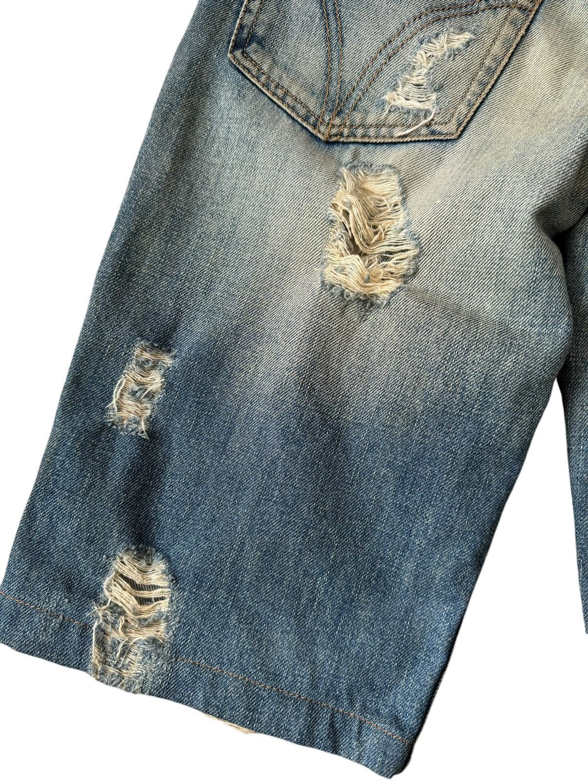 Dolce & Gabbana Vintage Dolce & Gabbana Distressed Ripped Shorts Jeans Size US 30 / EU 46 - 5 Thumbnail