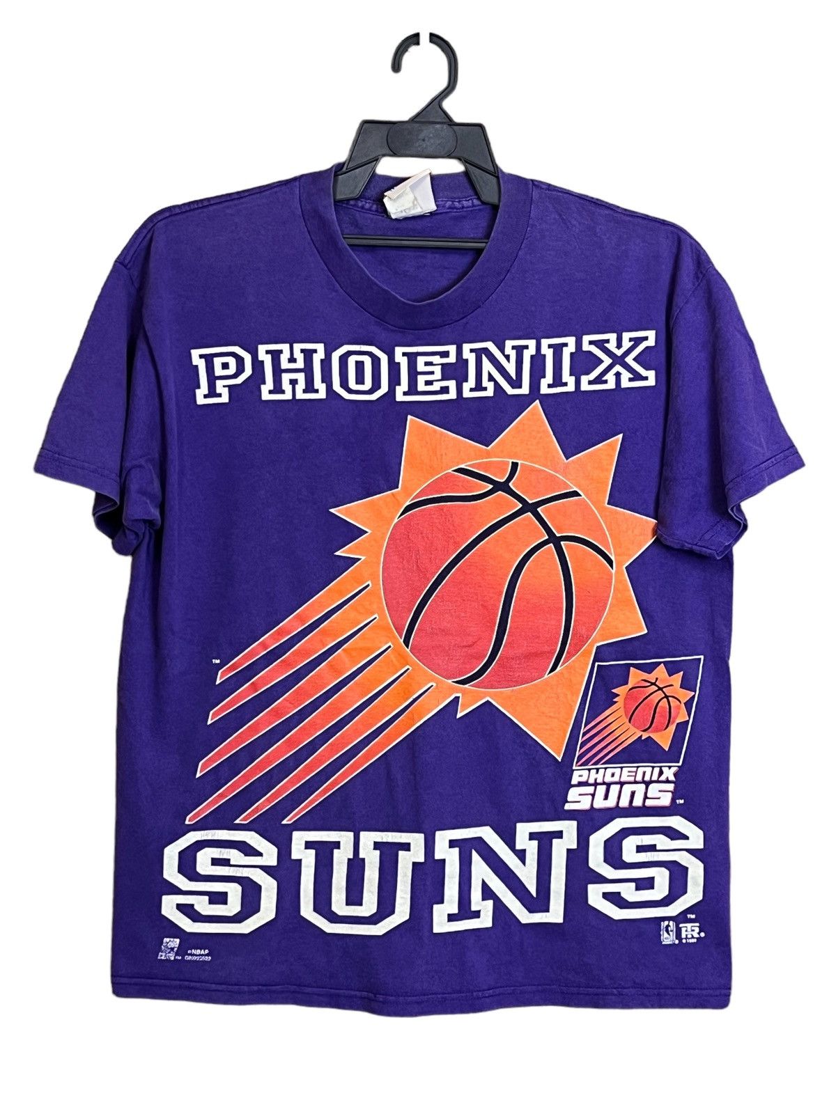 NBA VINTAGE 90s PHOENIX SUNS NBA TEAM 1995 BIG PRINT T SHIRT Size US L / EU 52-54 / 3 - 1 Thumbnail