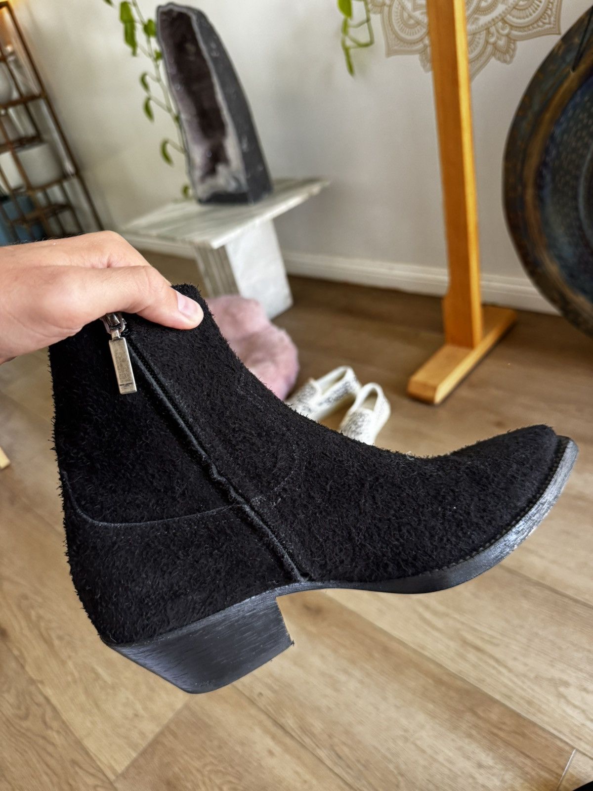 Saint Laurent Paris Suede Lukas Boots Size US 8 / EU 41 - 5 Thumbnail