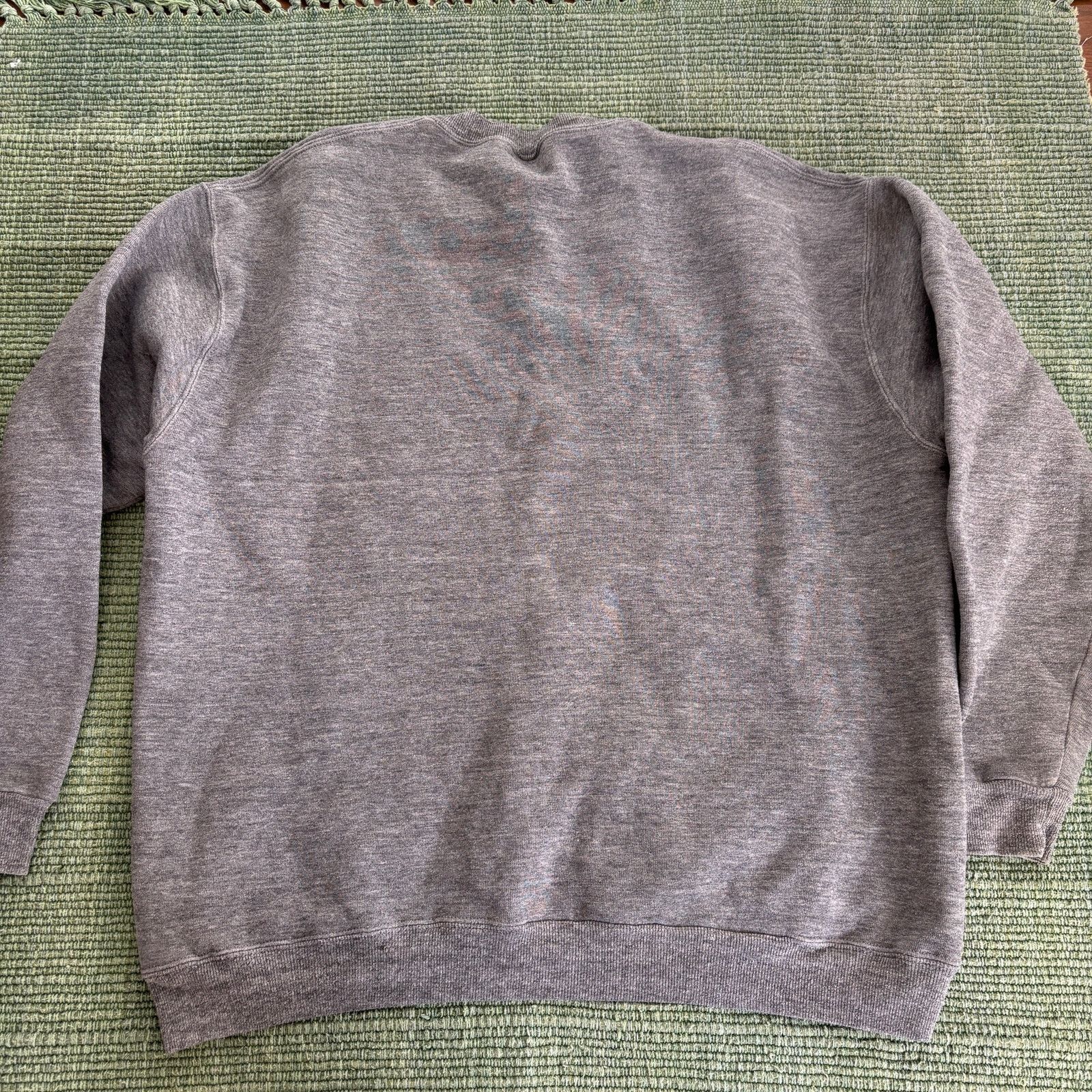 Russell Athletic × Vintage Vintage 1990s Gray Russell Athletic Blank Sweatshirt Size XL Size US XL / EU 56 / 4 - 8 Thumbnail