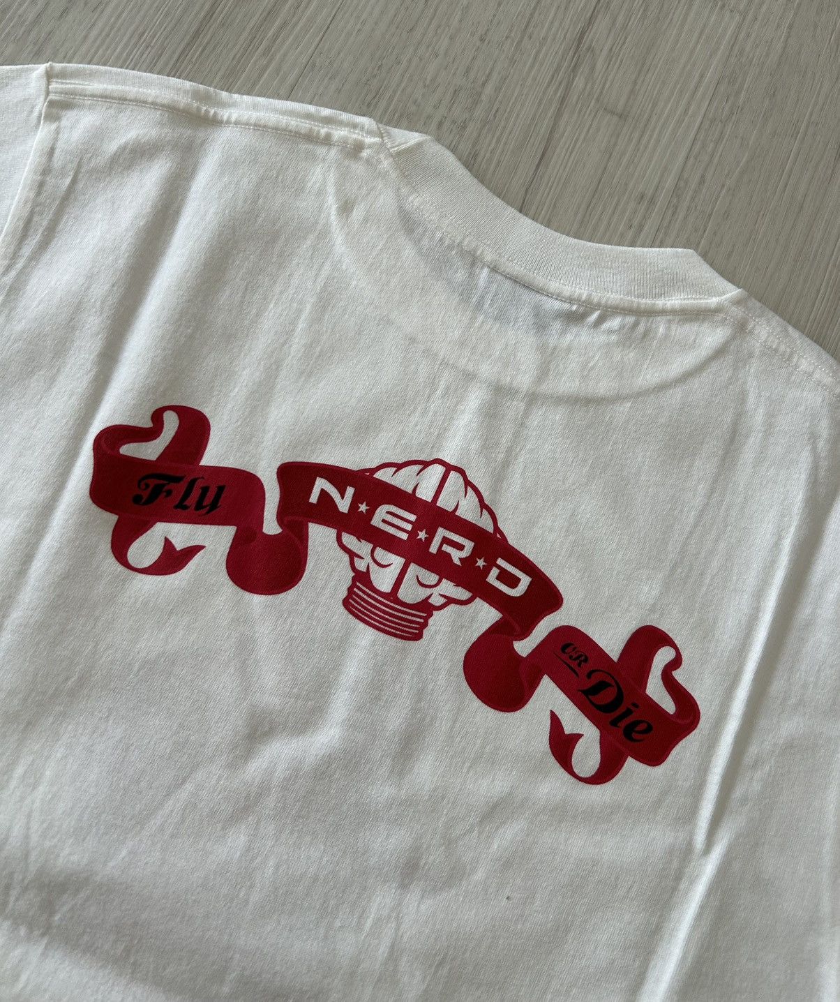Bape RARE OG 2004 A BATHING APE X N.E.R.D FLY OR DIE TEE Size US M / EU 48-50 / 2 - 7 Thumbnail