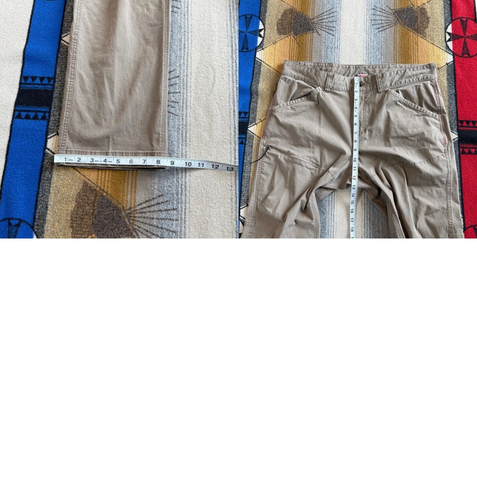 Outdoor Research Outdoor Research Men’s Hiking Pants 38x32 Khaki Brown Regular Inseam 32 Outdoor Nature Hiking Pants Mens Brown Solid 90s? Size US 38 / EU 54 - 9 Thumbnail