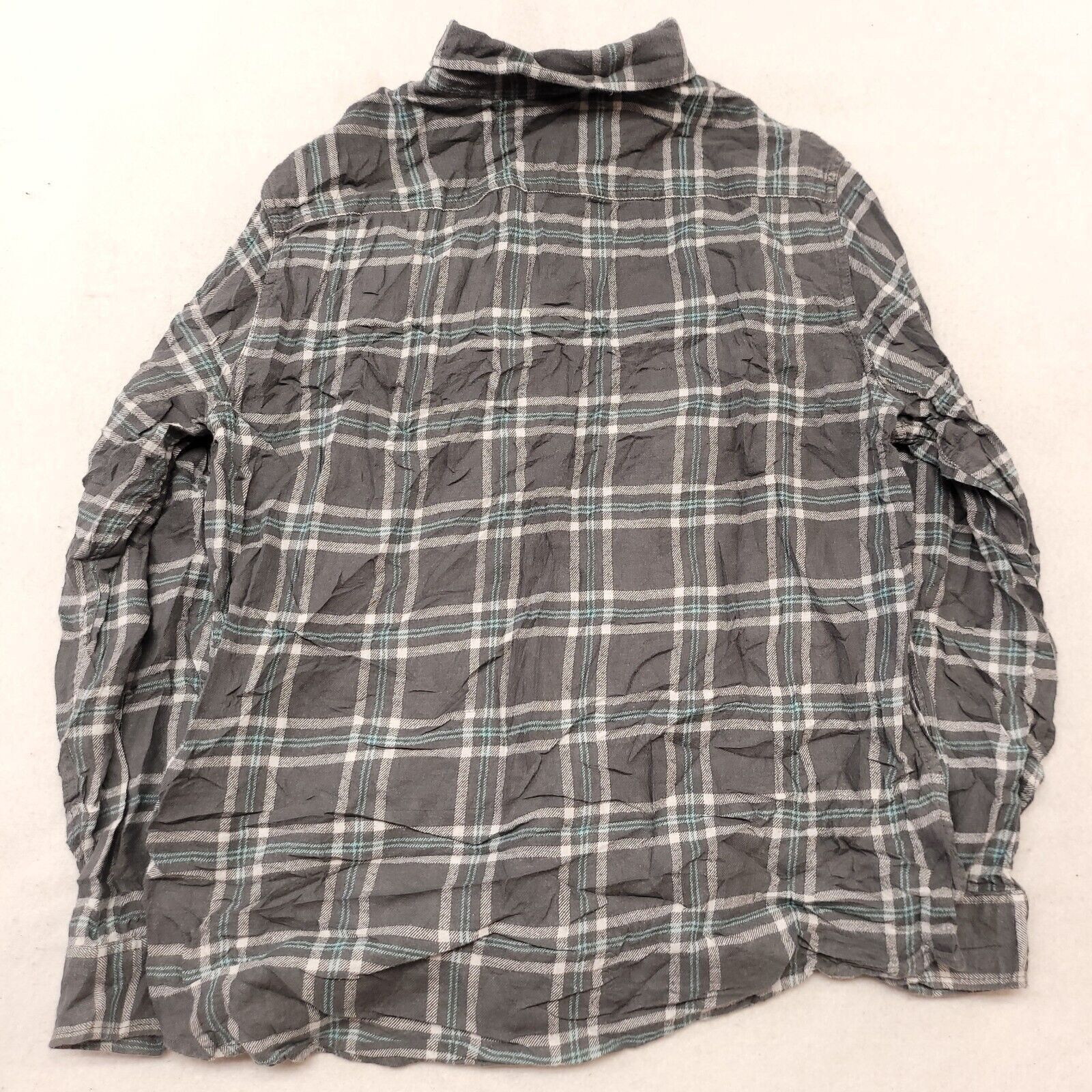 Mossimo Mossimo Tartan Flannel Shirt Mens Size Large L Gray White Size US L / EU 52-54 / 3 - 10 Thumbnail