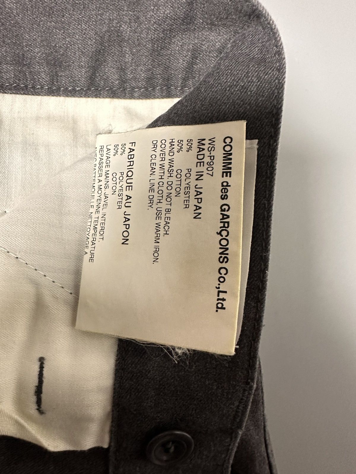 Comme des Garcons × Junya Watanabe Straight Casual Pants Size US 32 / EU 48 - 7 Thumbnail