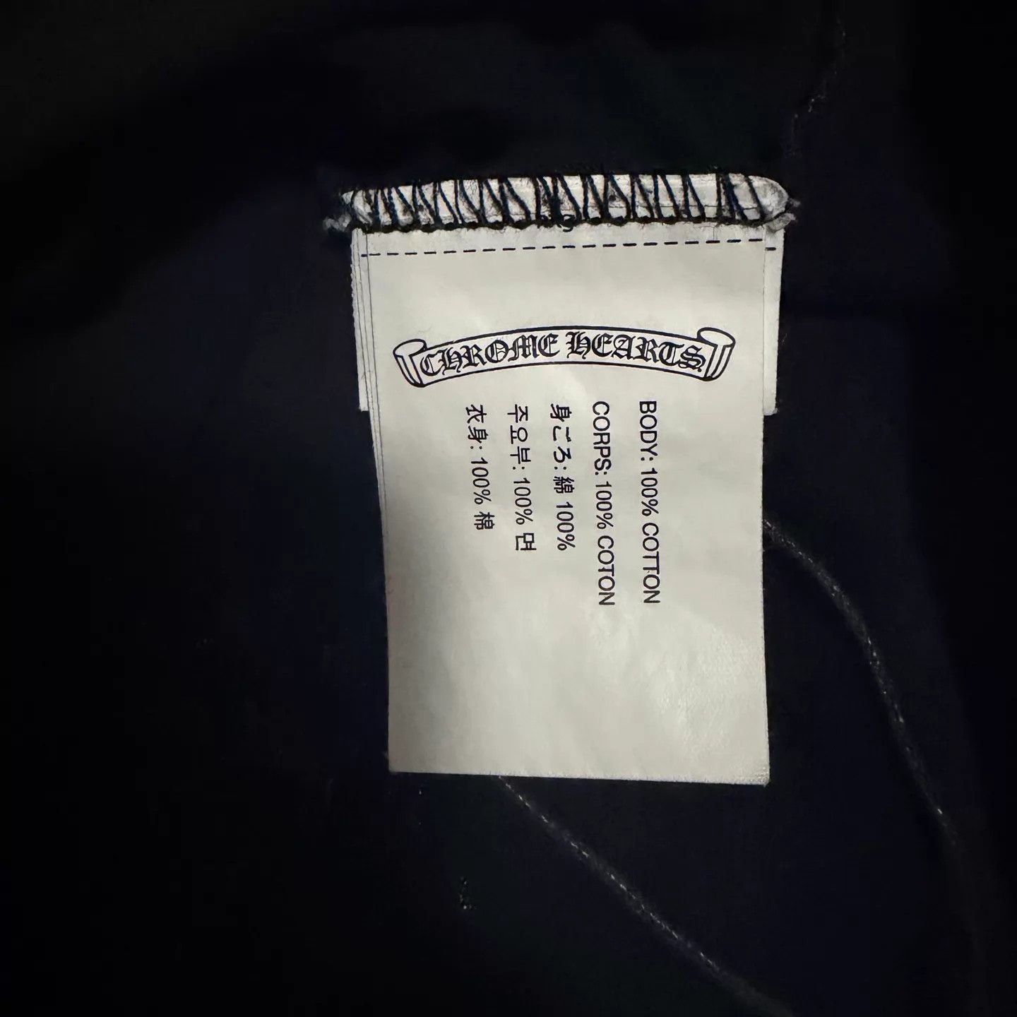 Chrome Hearts Chrome Hearts HK Exclusive Black LS Arm Vine Qilin Cross L Size US L / EU 52-54 / 3 - 4 Thumbnail