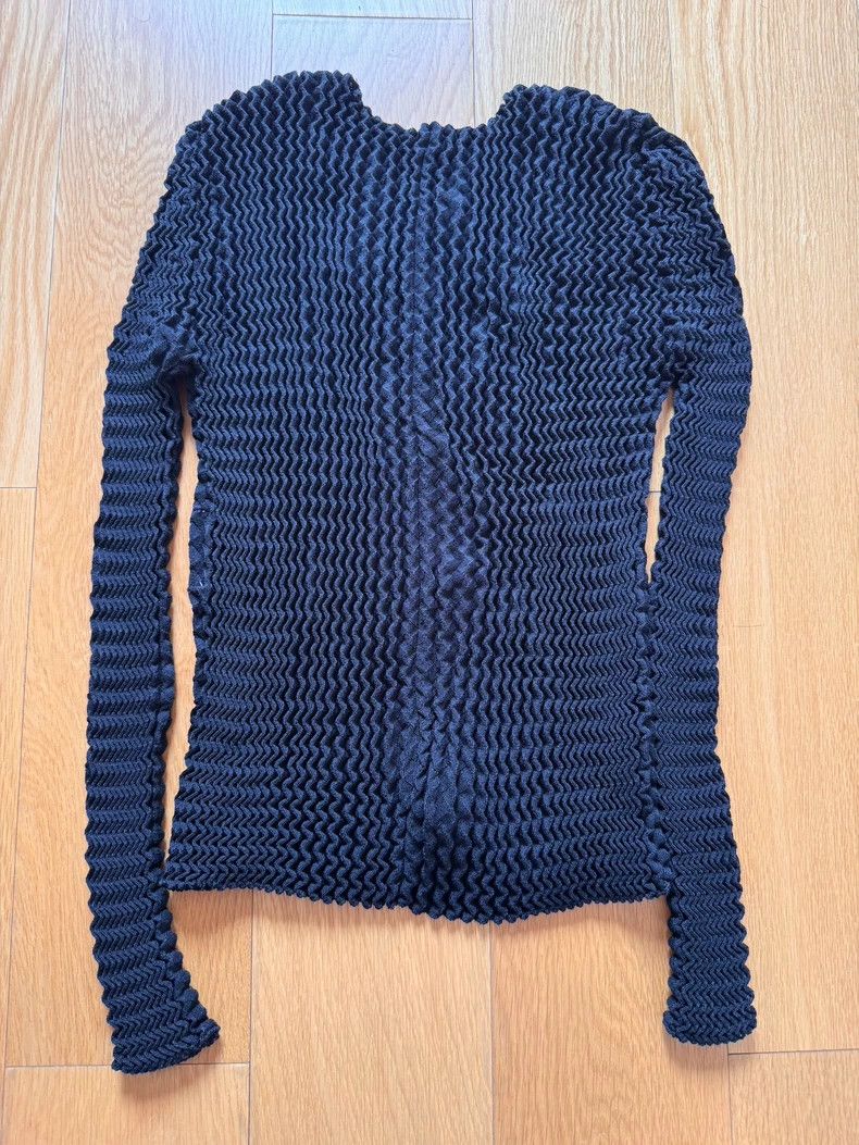 Issey Miyake Issey Miyake size:2 A deep blue main line fish-scale cardi Size S / US 4 / IT 40 - 6 Thumbnail