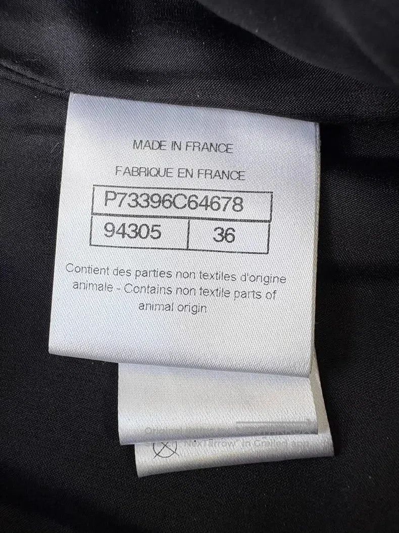 Chanel Chanel Black skirt pants with waist stitching velvet mater Size 24" / US 00 / IT 34 - 7 Thumbnail