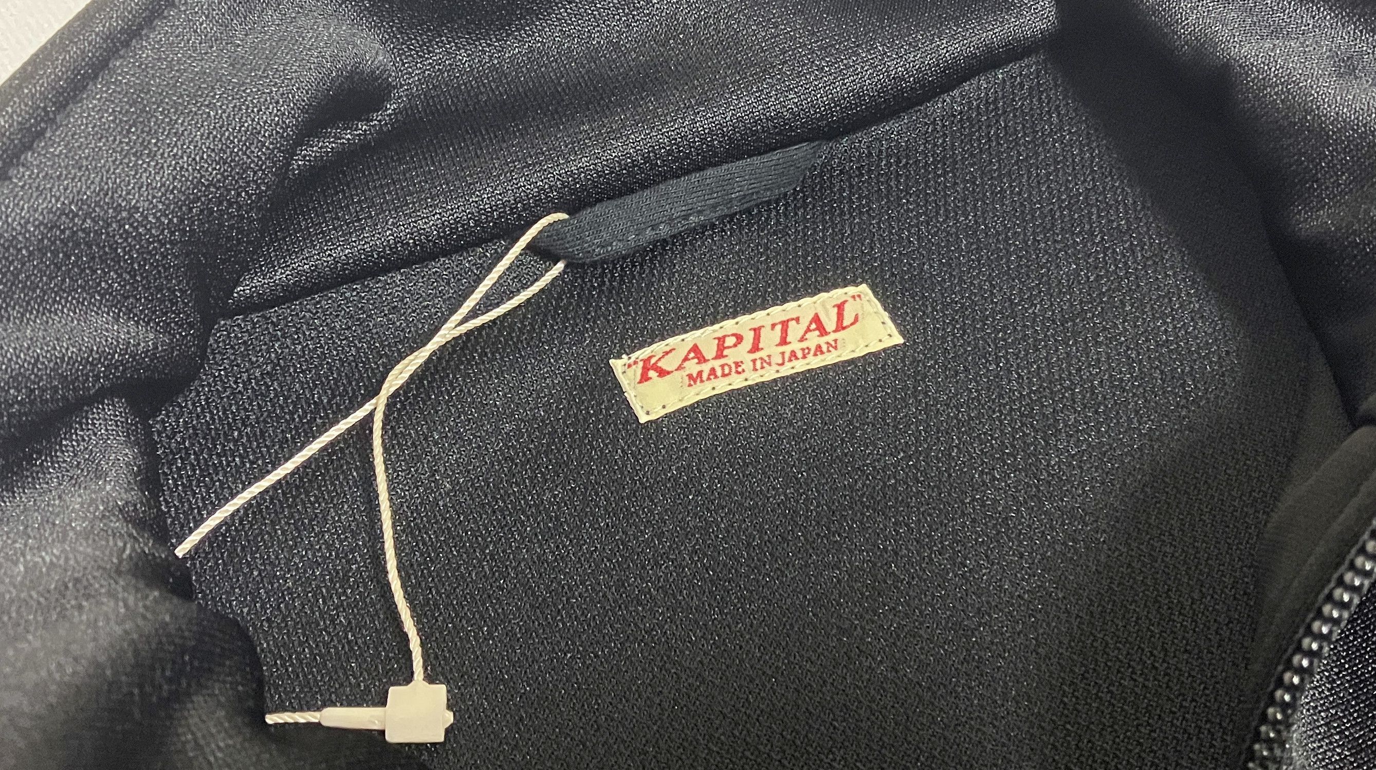 Kapital KAPITAL smooth jersey KOCHI & ZEPHYR track jacket black L Size US L / EU 52-54 / 3 - 10 Thumbnail