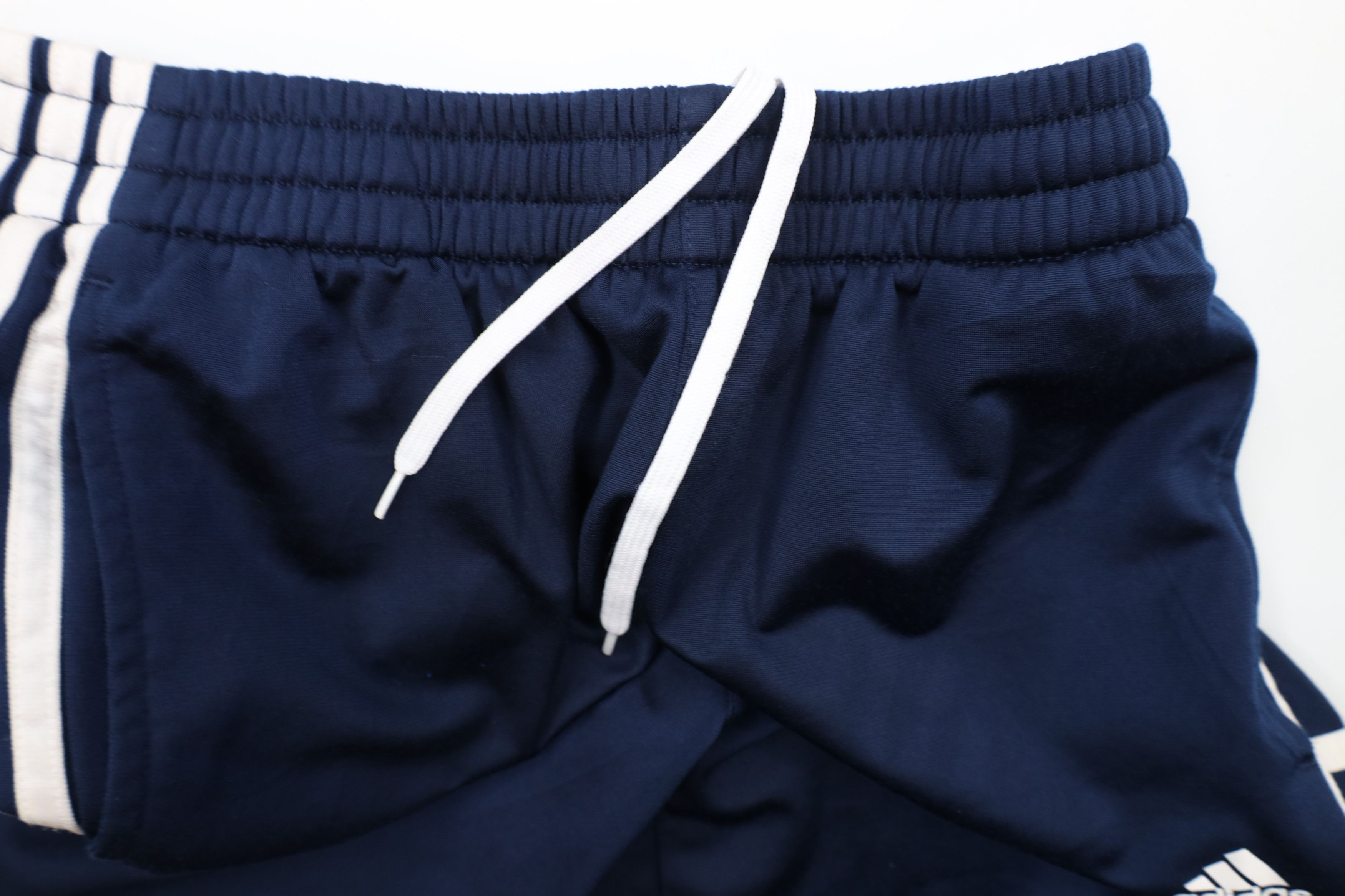 Adidas × Vintage Vintage Adidas Striped Wide Leg Sweatpants Pants Navy Blue Size US 34 / EU 50 - 11 Thumbnail
