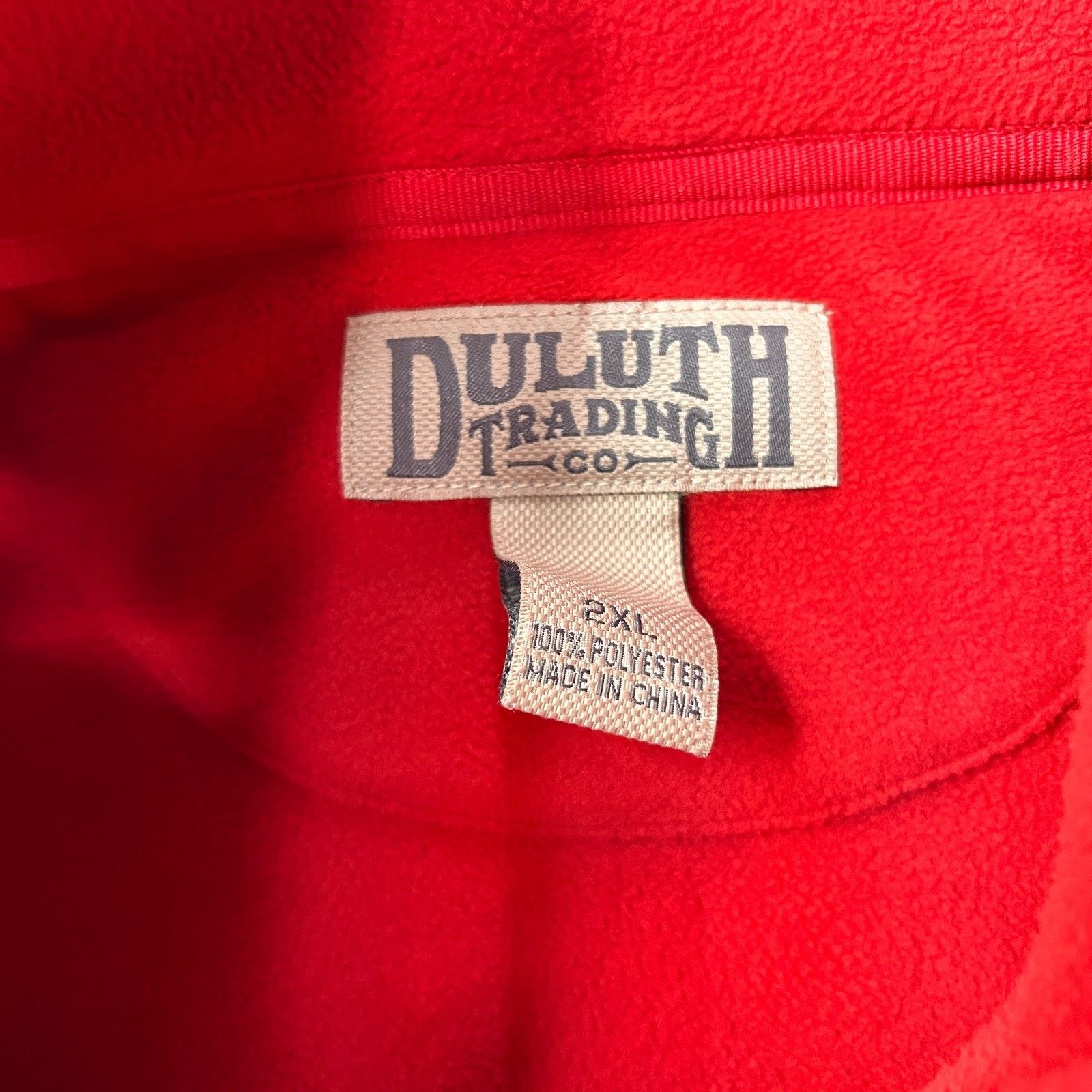 & Other Stories Duluth Trading Sweatshirt Mens 2XL Red Fleece Lined Mock Ne Size US XXL / EU 58 / 5 - 2 Thumbnail