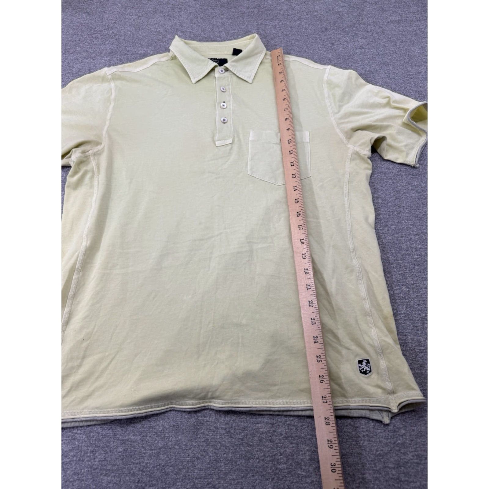 Nat Nast VINTAGE Nat Nast Poll Shirt Mens Medium American Fit Short Sleeve Bowling Yellow Size US M / EU 48-50 / 2 - 4 Thumbnail