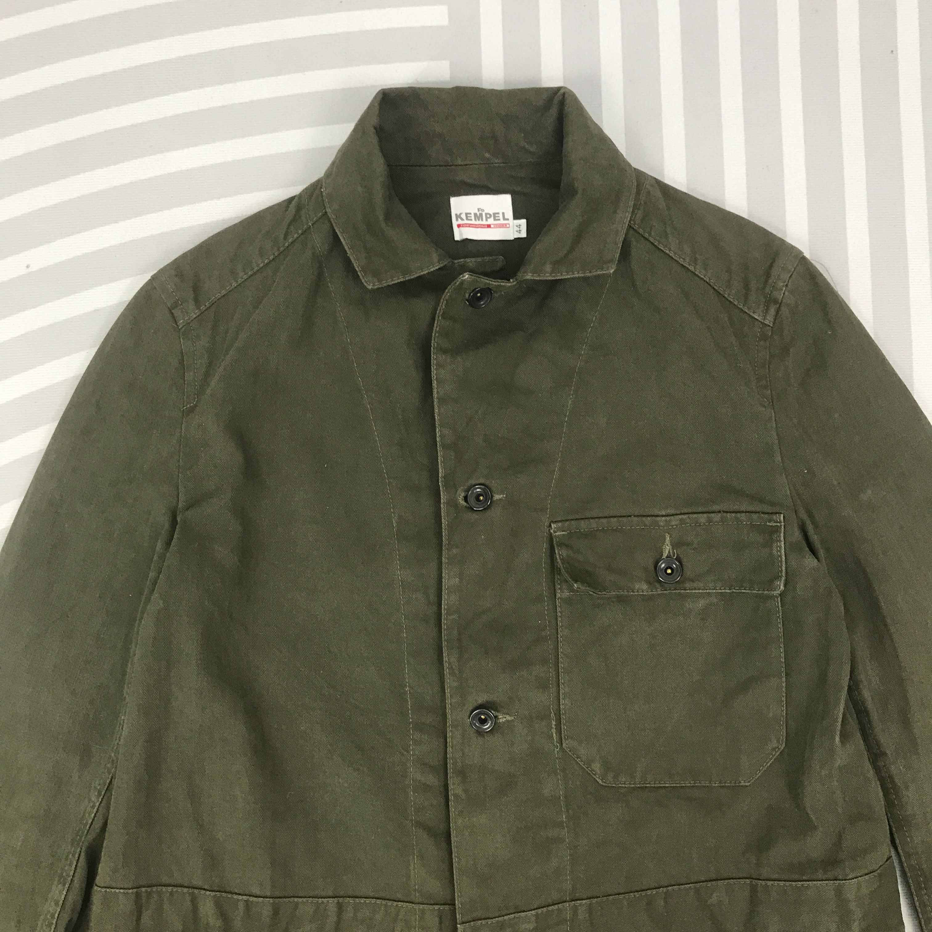 Japanese Brand × Vintage Vintage Kampel Parkas button Denim Jacket Size US M / EU 48-50 / 2 - 2 Thumbnail
