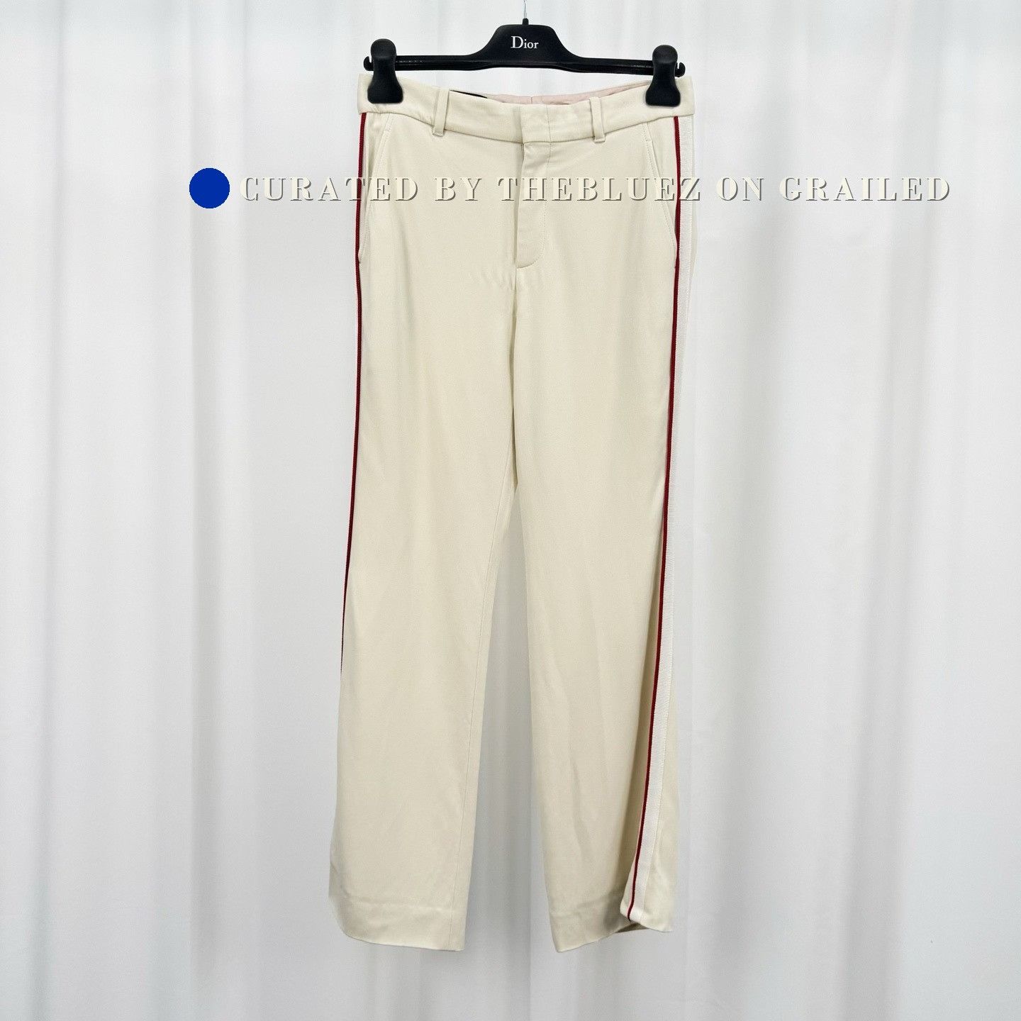 Gucci Gucci Silk Casual Pants with Web Size US 40 / EU 56 - 1 Thumbnail