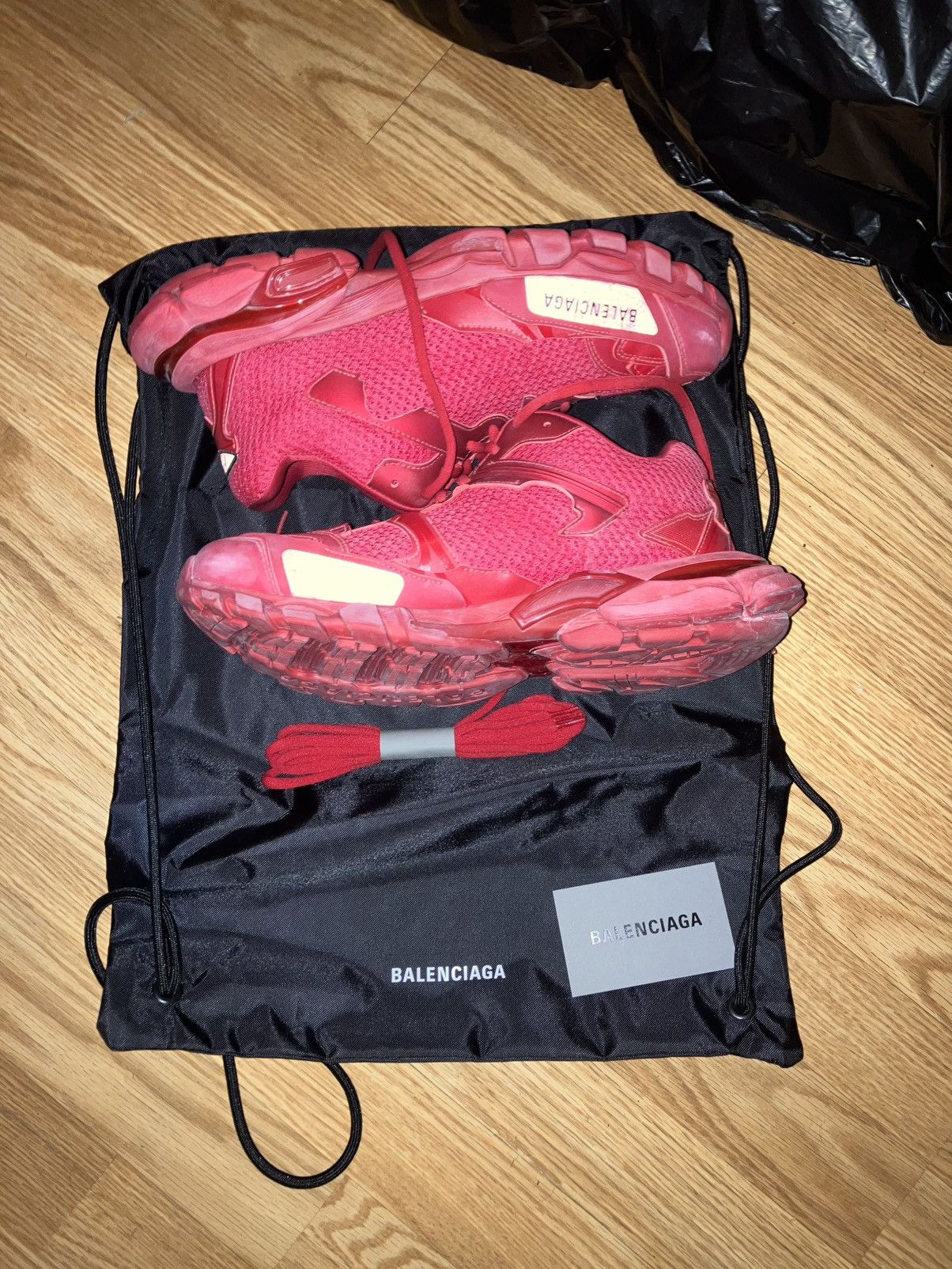 Balenciaga Balenciaga Track 3 Red Size US 8 / EU 41 - 7 Thumbnail