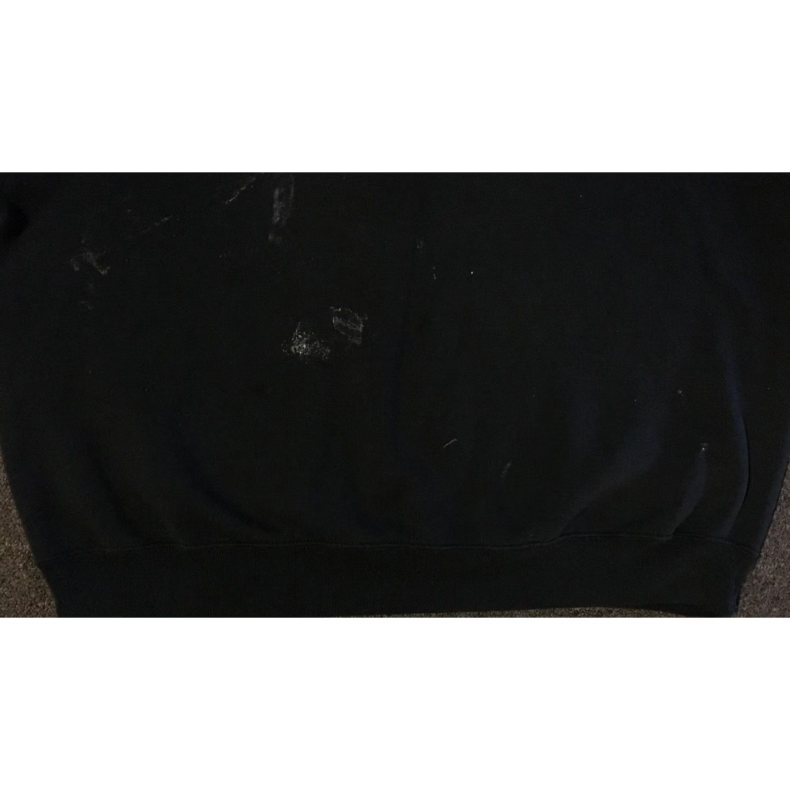 Fruit Of The Loom VINTAGE Fruit of the Loom Sweatshirt XL Black Distressed Paint Grunge Surf Skate Punk 80s Mens Size US XL / EU 56 / 4 - 5 Thumbnail