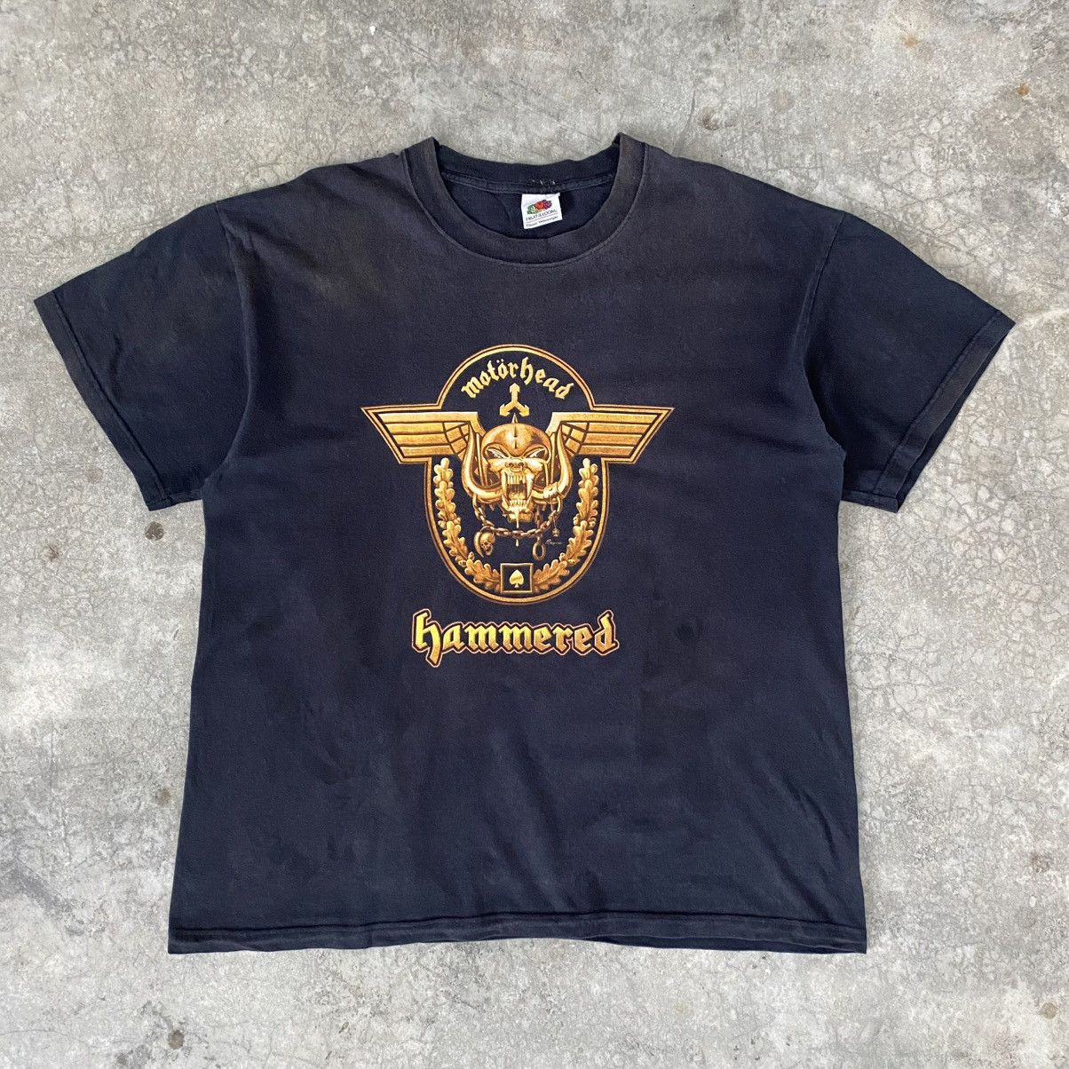 Vintage Y2K 2002 Motorhead Hammered Tour Promo Band Tee