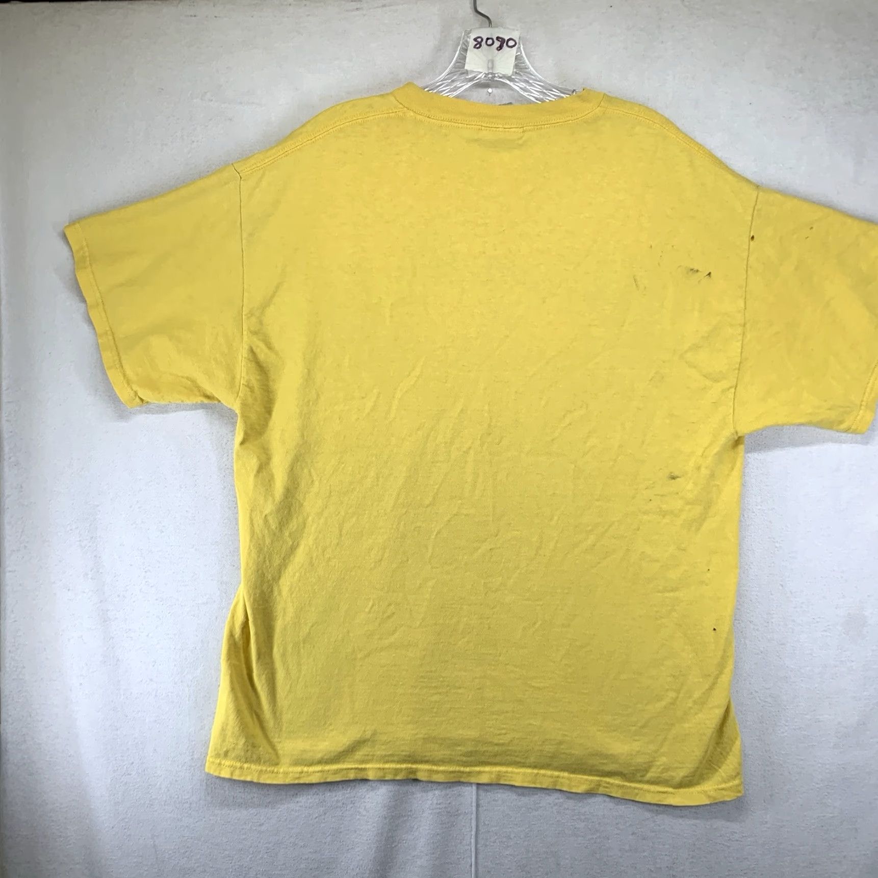 Nike VINTAGE Nike Football T-Shirt Men L Yellow Short Sleeve Crew Neck Graphic Print 2000s NCAA NFL Sports Size US L / EU 52-54 / 3 - 3 Thumbnail