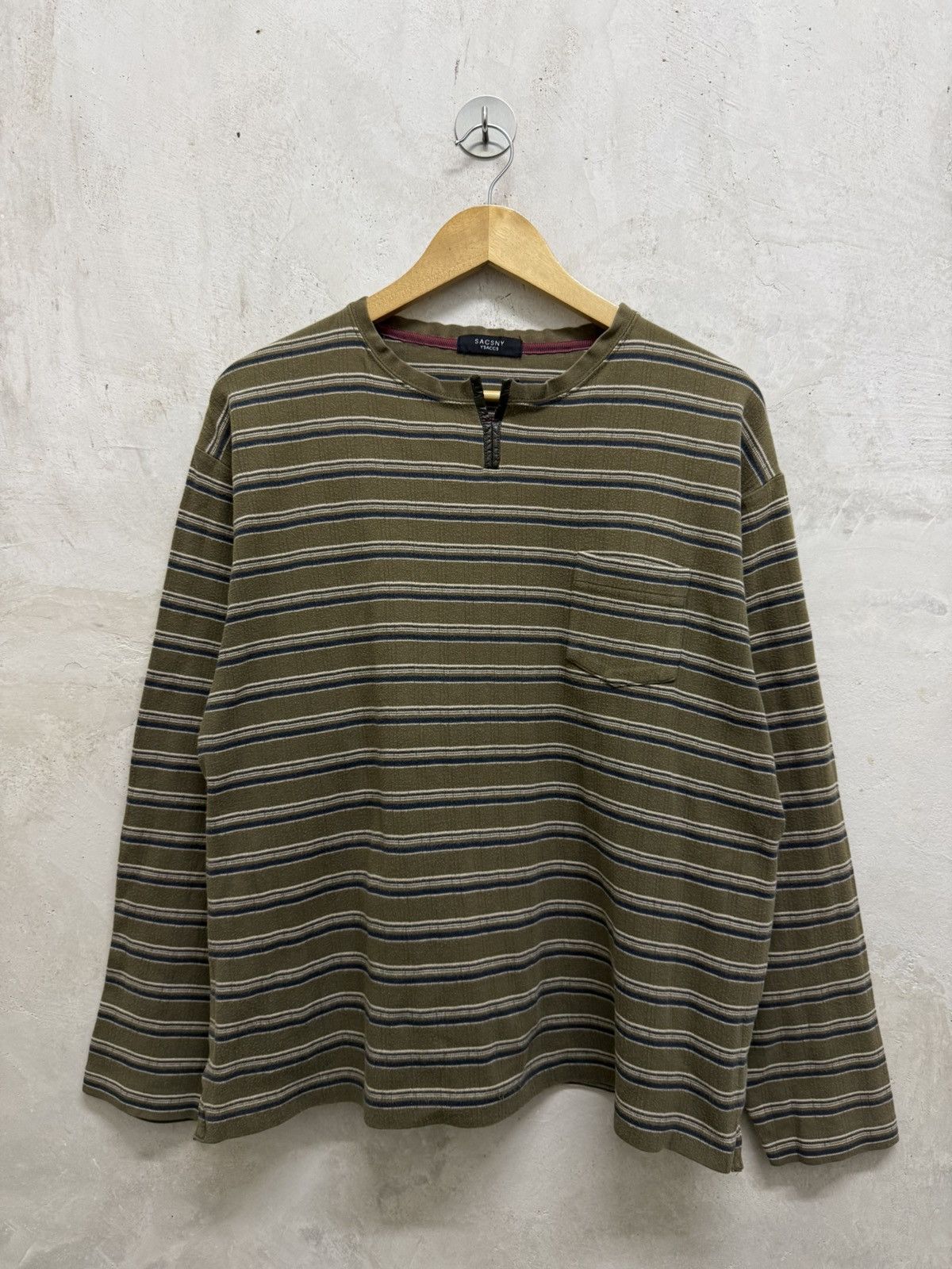 Yohji Yamamoto 2000s Archive Y'Saccs Yohji Yamamoto Stripe Long