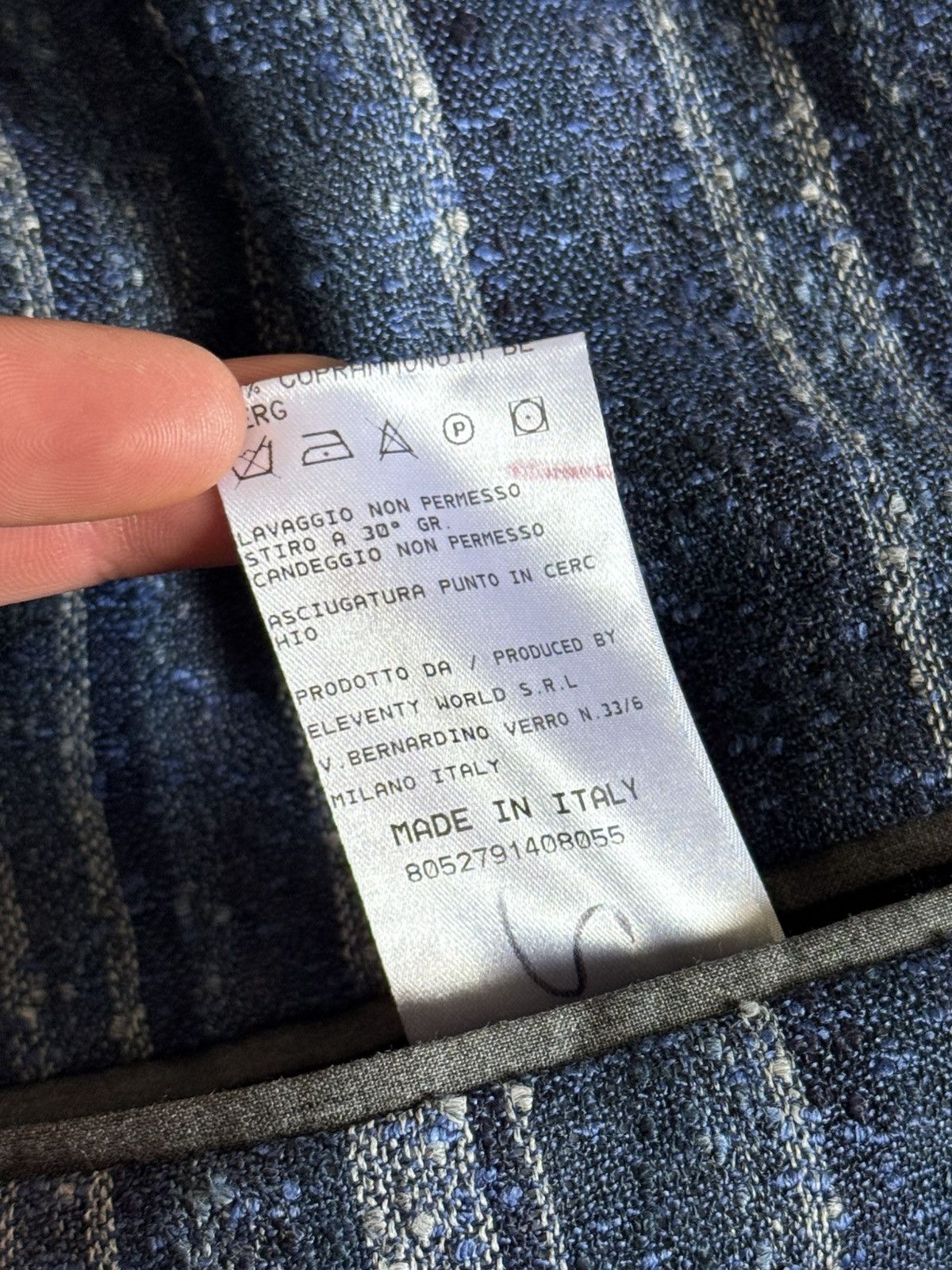Eleventy Eleventy 52size blazer jacket button up linen blend light Size US L / EU 52-54 / 3 - 12 Thumbnail