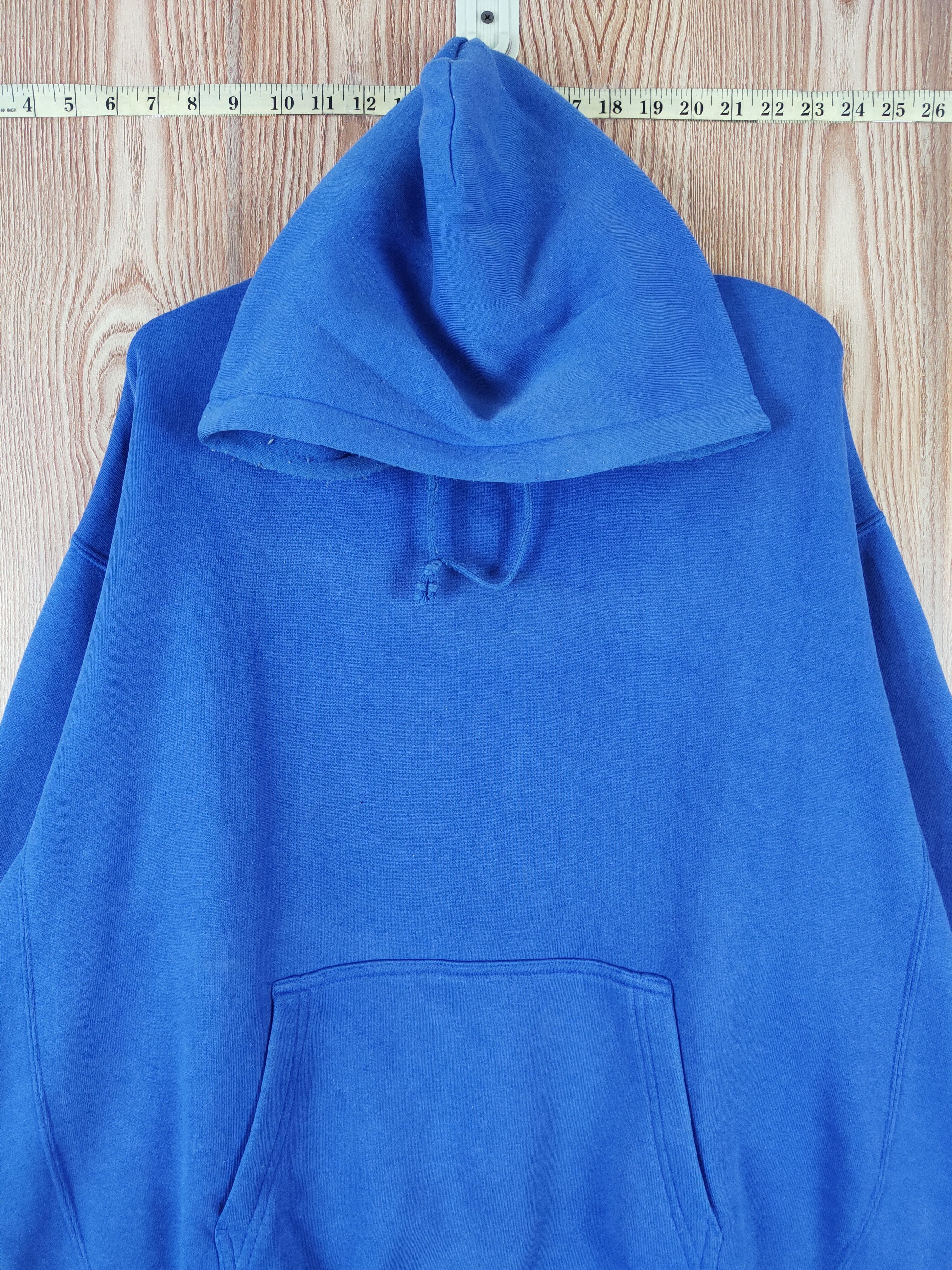 Japanese Brand × Vintage Vintage 💥 United Athle Blue Hoodie Sweatshirts Size US XL / EU 56 / 4 - 2 Thumbnail