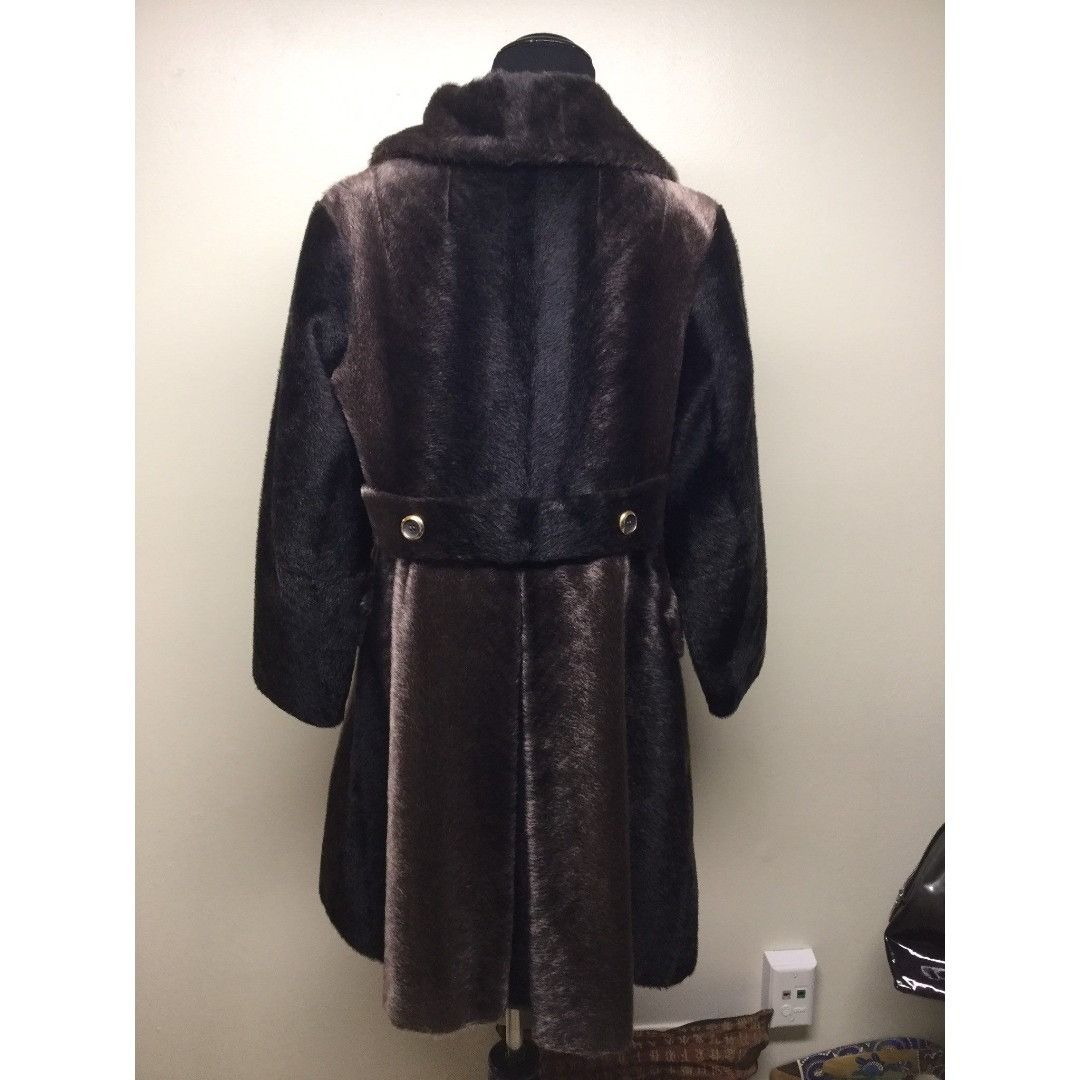 Vintage Seeotta Vintage Double Breasted Military Style Faux Fur Swin Size M / US 6-8 / IT 42-44 - 6 Thumbnail