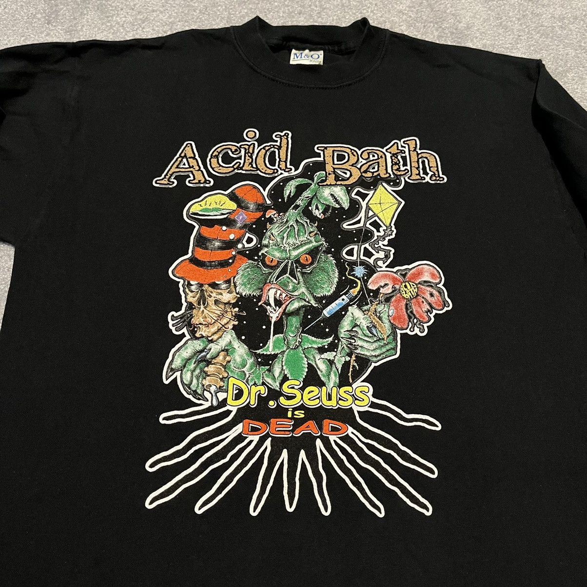 Band Tees Rare Vintage Acid Bath Dr. Seuss Is Dead Band Longsleeve Tee Size US M / EU 48-50 / 2 - 2 Thumbnail