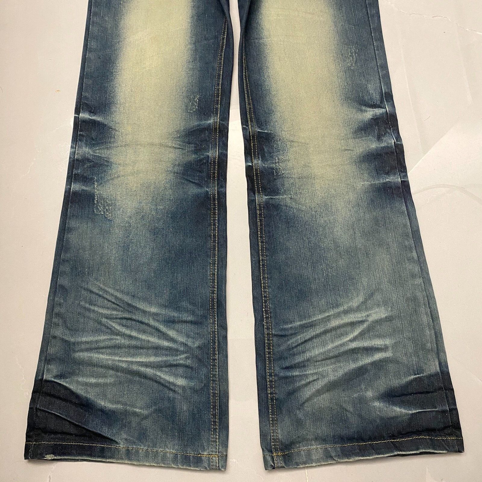 Hysteric Glamour × Japanese Brand × Vintage Vintage Japanese Brand Faded Low-rise Bootcut Denim Jeans Size US 30 / EU 46 - 5 Thumbnail