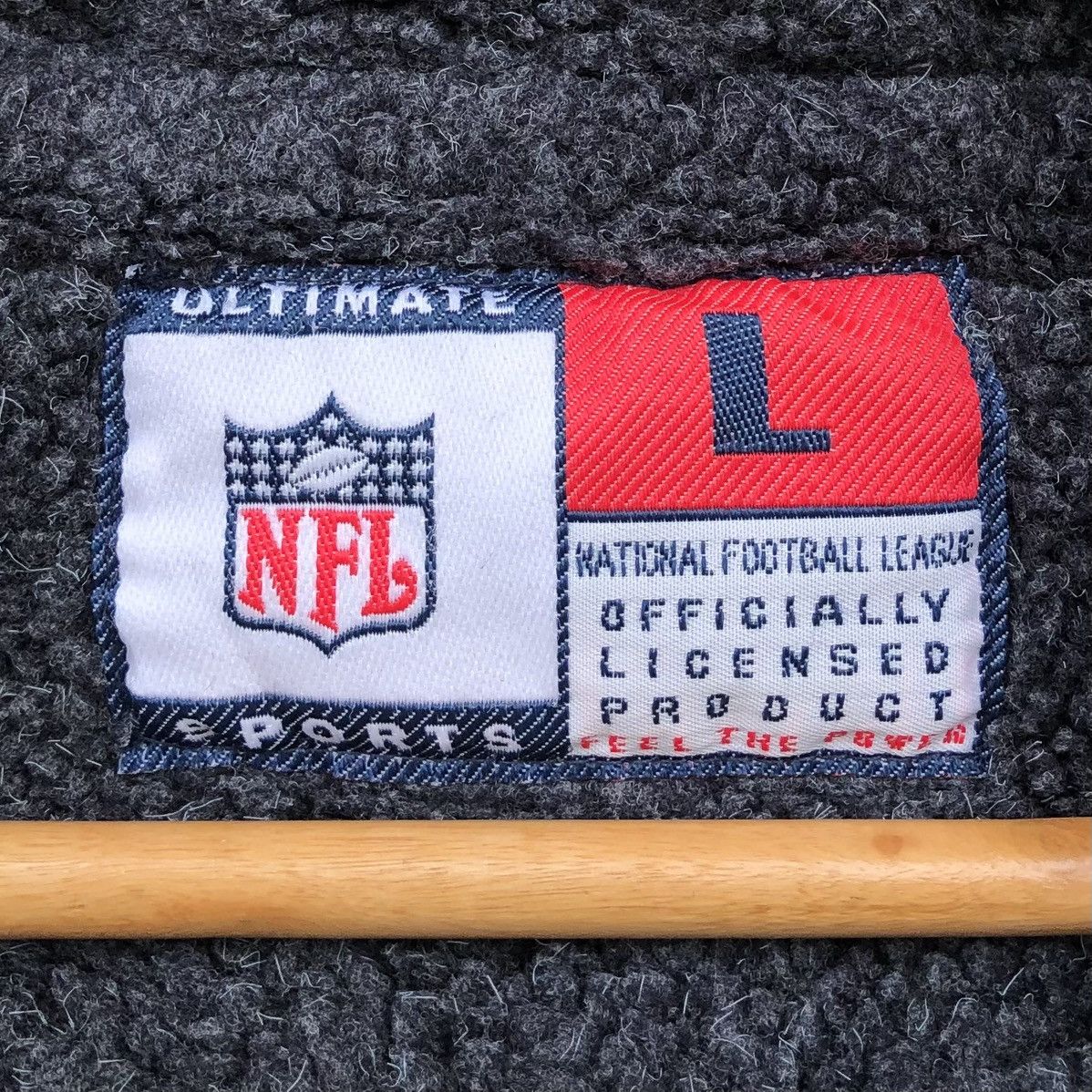 NFL Vintage Dallas COWBOYS NFL Sport Lined Fleece Long Jacket Size US L / EU 52-54 / 3 - 15 Thumbnail
