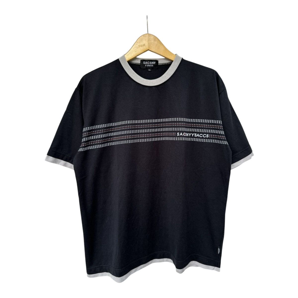 Yohji Yamamoto JAPANESE SACSNY Y’SACCS YOHJI YAMAMOTO TSHIRT Size US XL / EU 56 / 4 - 1 Thumbnail