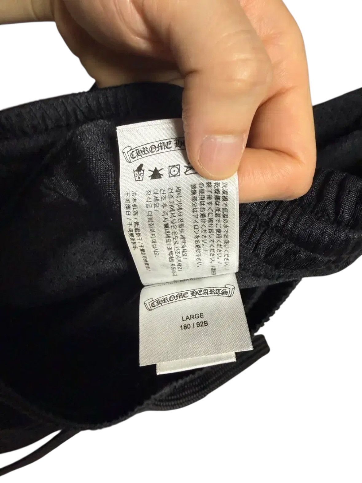 Chrome Hearts Varsity Mesh Shorts Black Size US 34 / EU 50 - 8 Thumbnail
