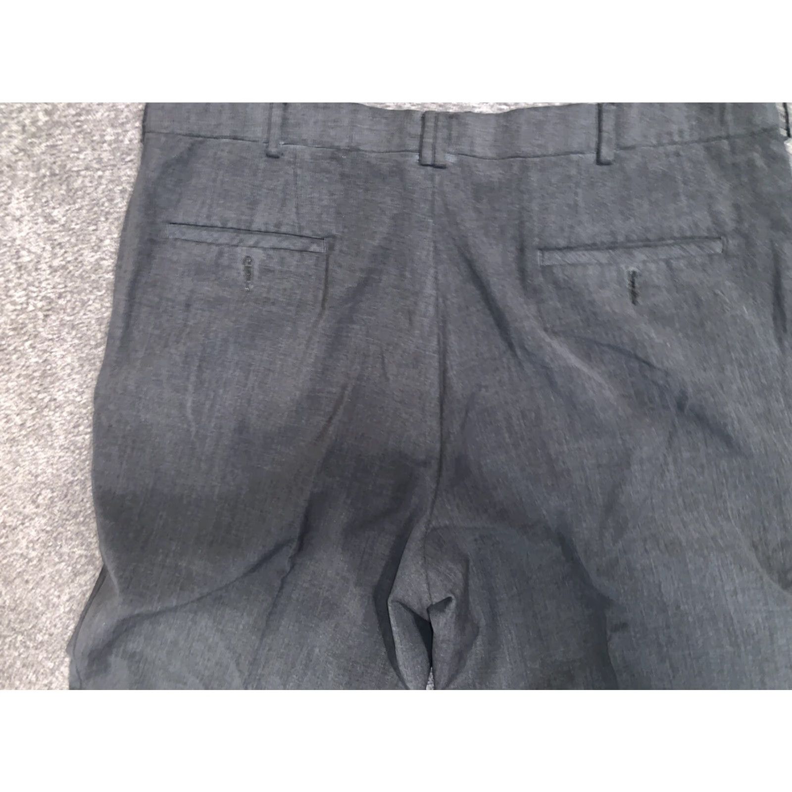 Dockers Dockers Premium Black Cuffed Hem FLAT FRONT Dress Pants 38x30 Men Size US 38 / EU 54 - 5 Thumbnail