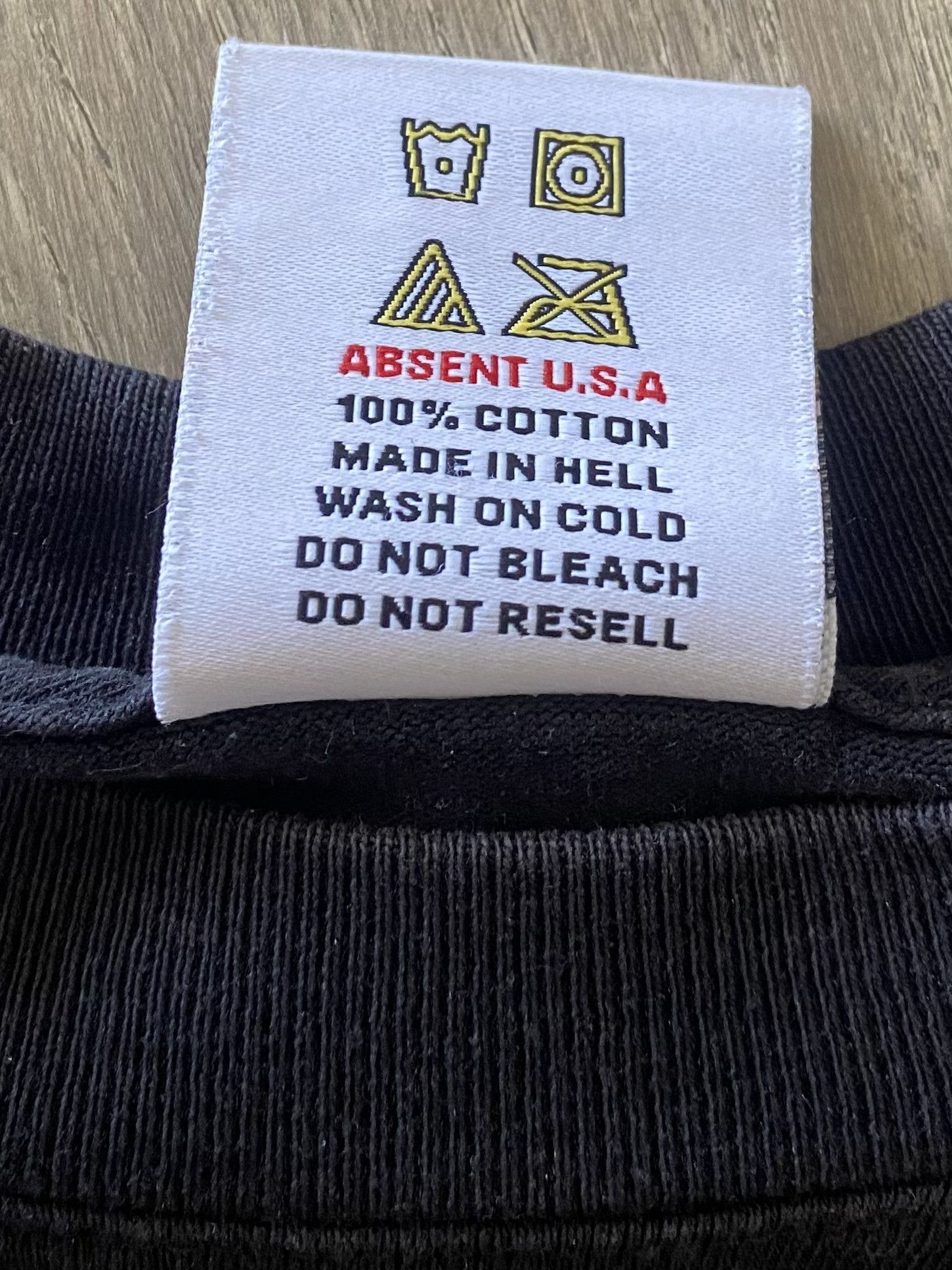 Absent Absent USA Cowboy Graphic T-Shirt – Puff Print Size US XXL / EU 58 / 5 - 6 Thumbnail