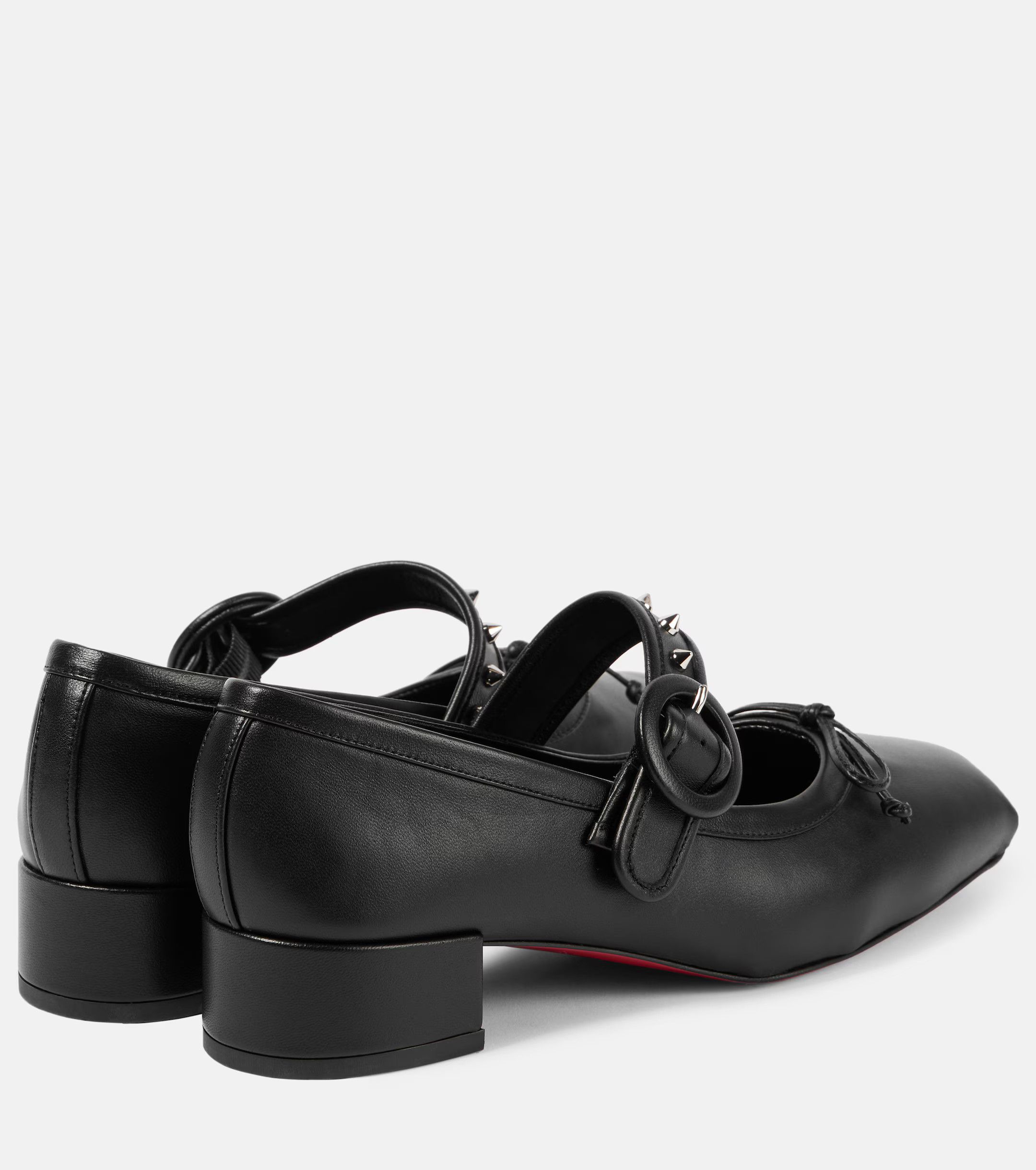 Christian Louboutin o1s1wg111025 Flats in Black Size US 8 / IT 38 - 5 Thumbnail
